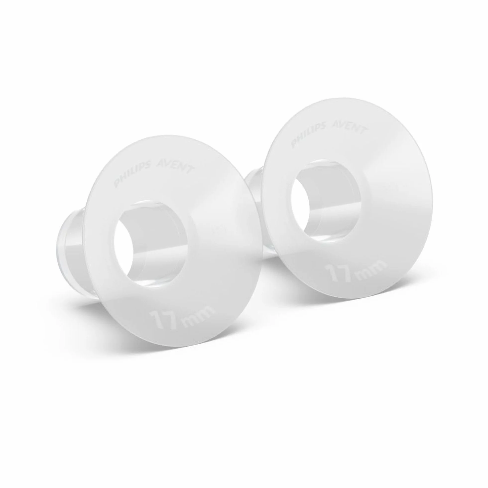 Philips Avent Bezdotykowe małe wkładki laktacyjne (15 mm i 17 mm) do elektrycznego laktatora, kompatybilne z bezdotykowymi pojemnikami na pokarm, SCF554/11