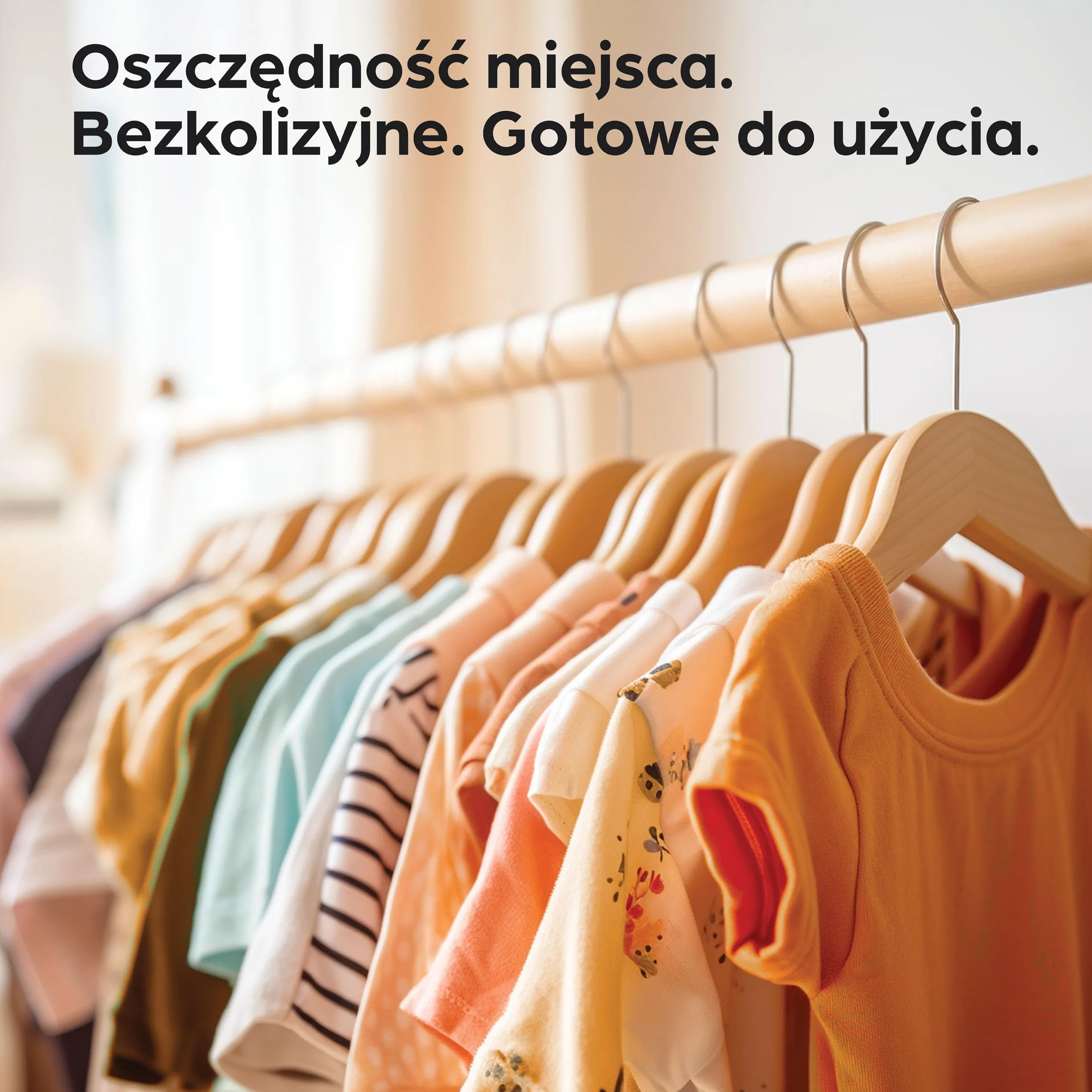Drewnianych Wieszaków dla Dzieci - Zestaw 10 - Wytrzymałe Naturalne Drewno Bukowe - Doskonały Porządek dla Dziecięcej Odzieży