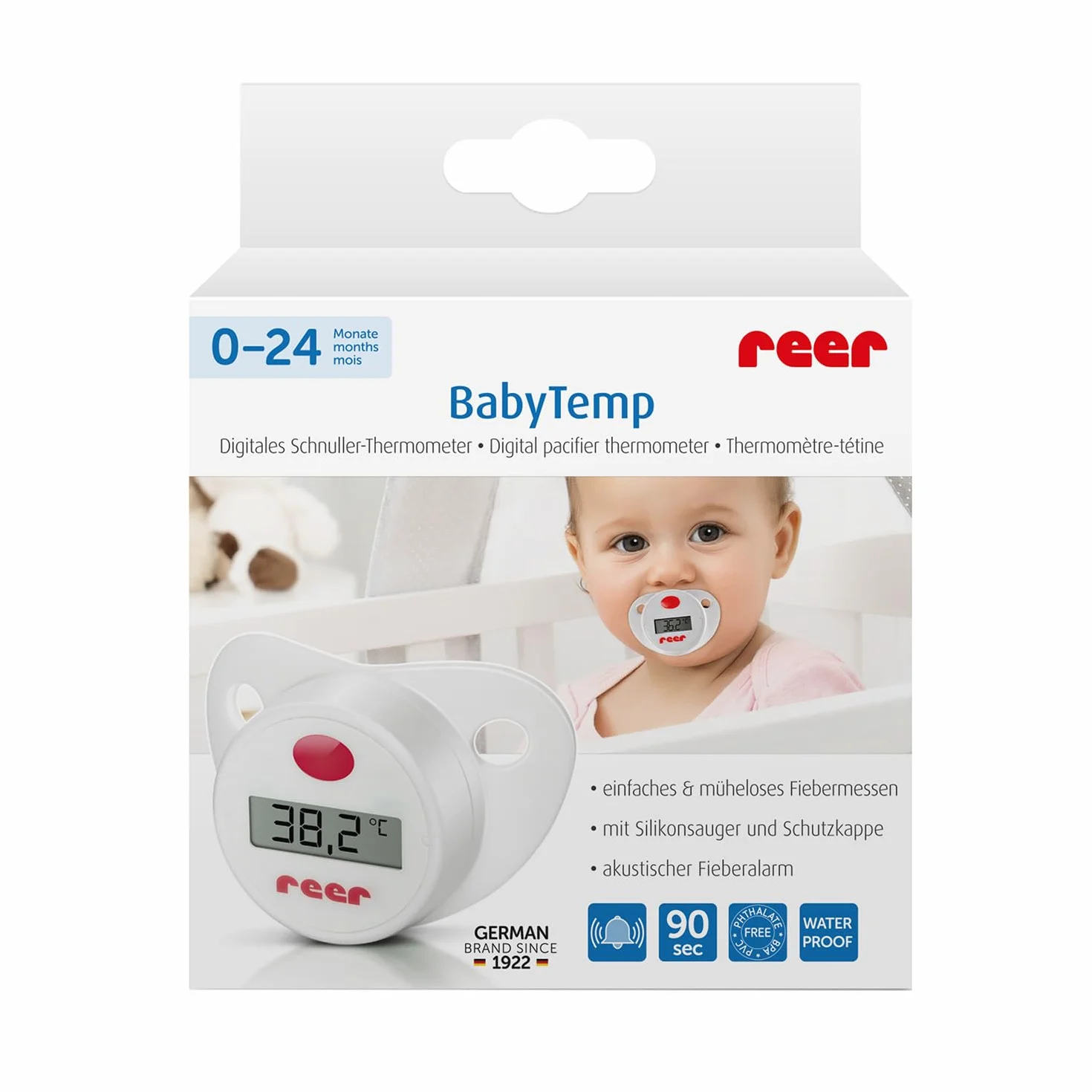 reer 9633 termometr do smoczka, (1 opakowanie)