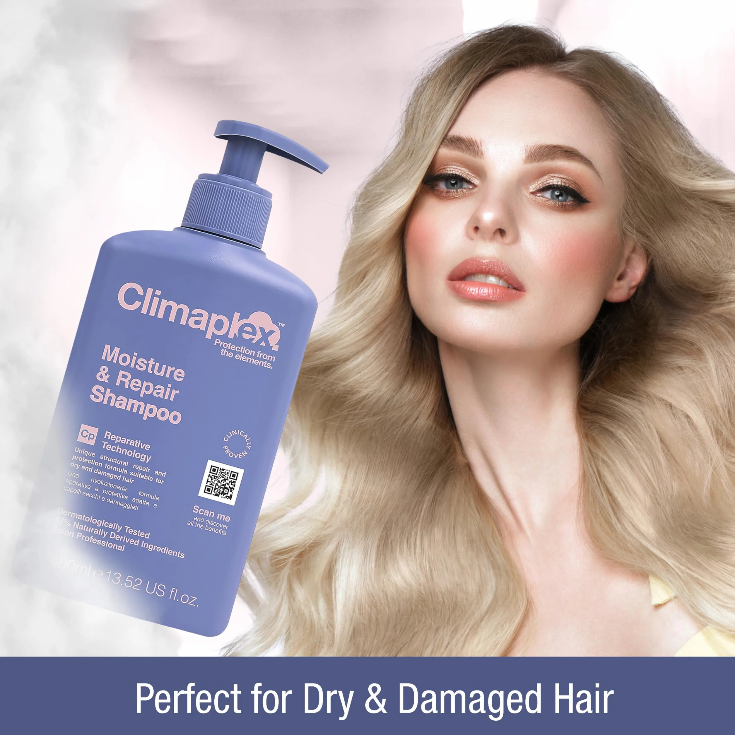 Moisture and Repair Shampoo by Climaplex for Unisex - 13.52 oz Shampoo