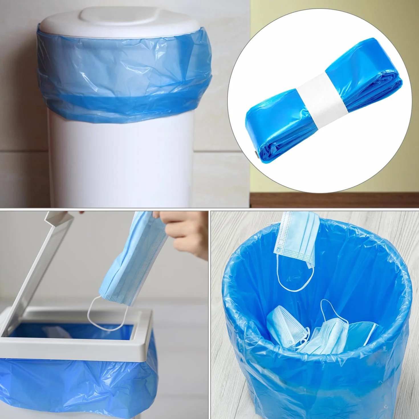 Zestaw 12 pojemników na pieluchy 260 mm x 4,5 m pasuje do AngelCare Tommee Tippee