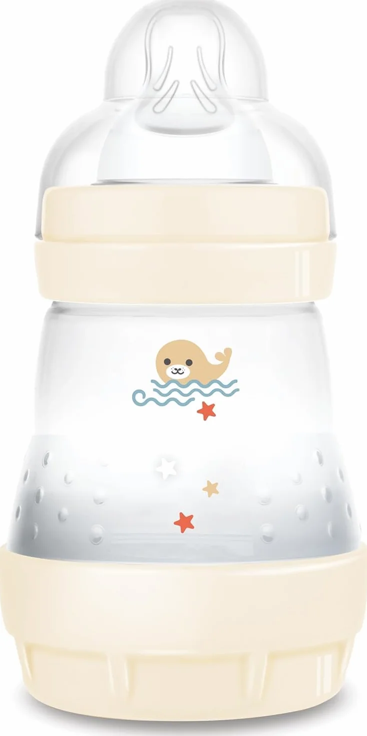MAM Butelka do karmienia Easy Start Anticolica z Silikonowym SkinSoftTM, 0+ miesięcy, 160 ml, neutralna