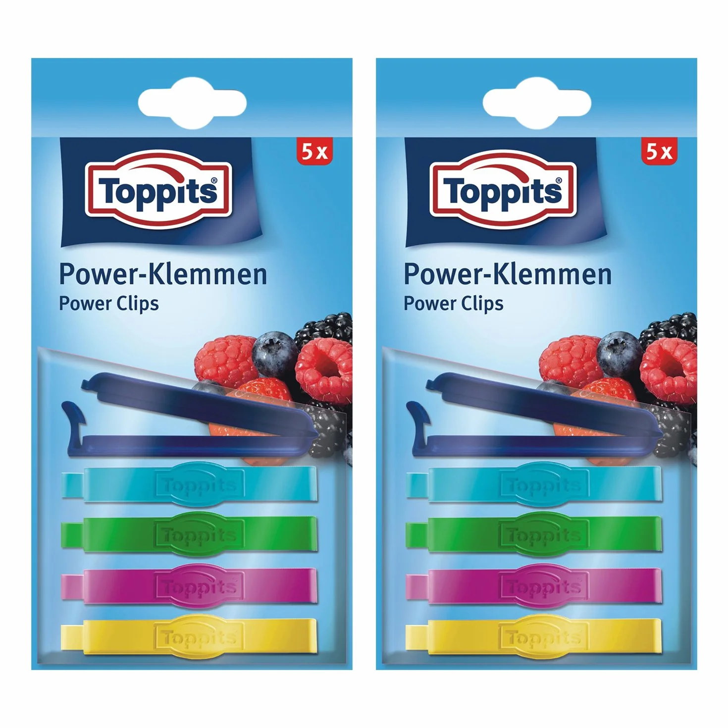 Toppits Toppits Power 10 sztuk klipsów / klipsów do zamrażania do -40°C