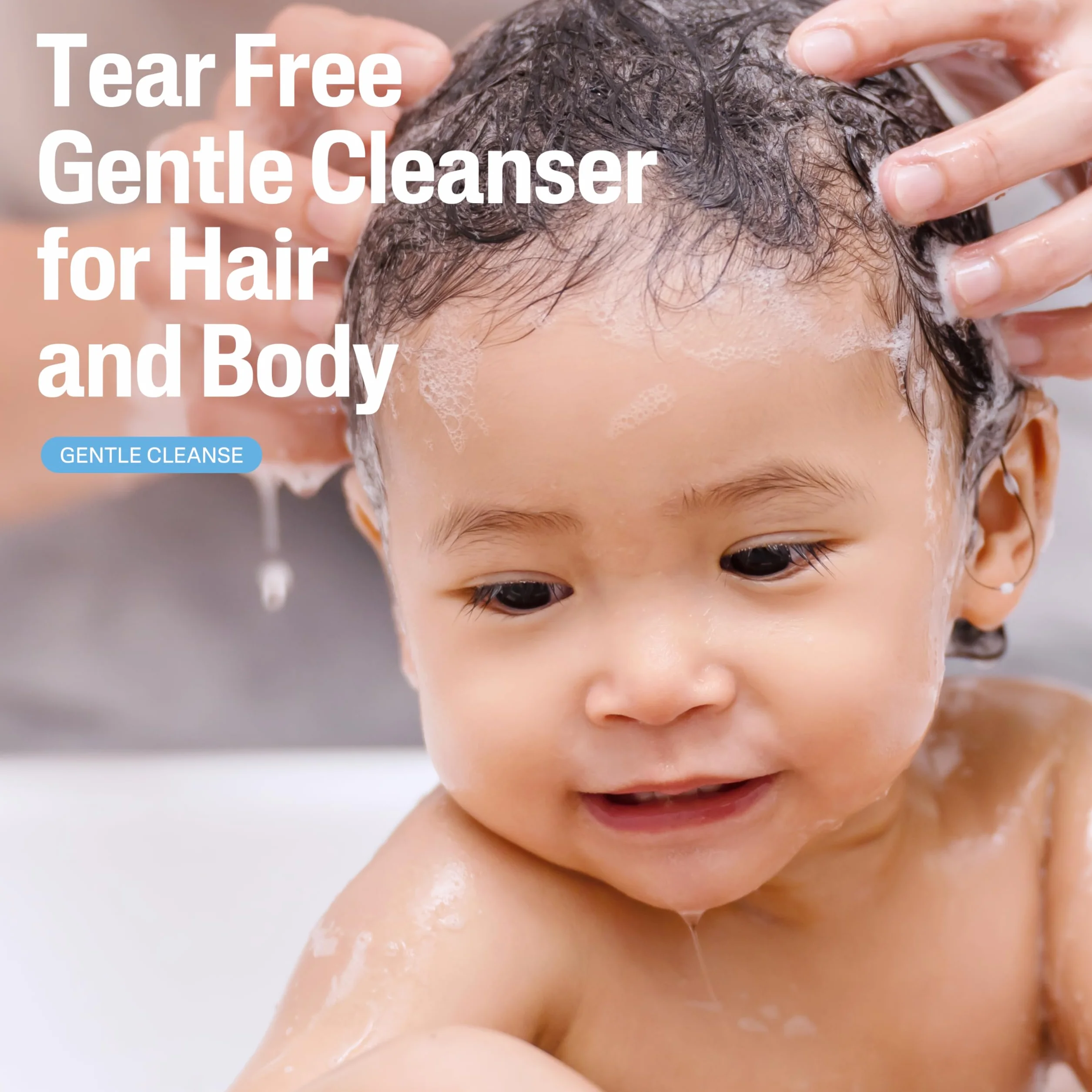 Cetaphil Baby Wash & Shampoo Plus Body Lotion, Healthy Skin Essentials, nawilżająca głowa do 24 godzin, do delikatnej, wrażliwej skóry, 2 szt., kolor biały