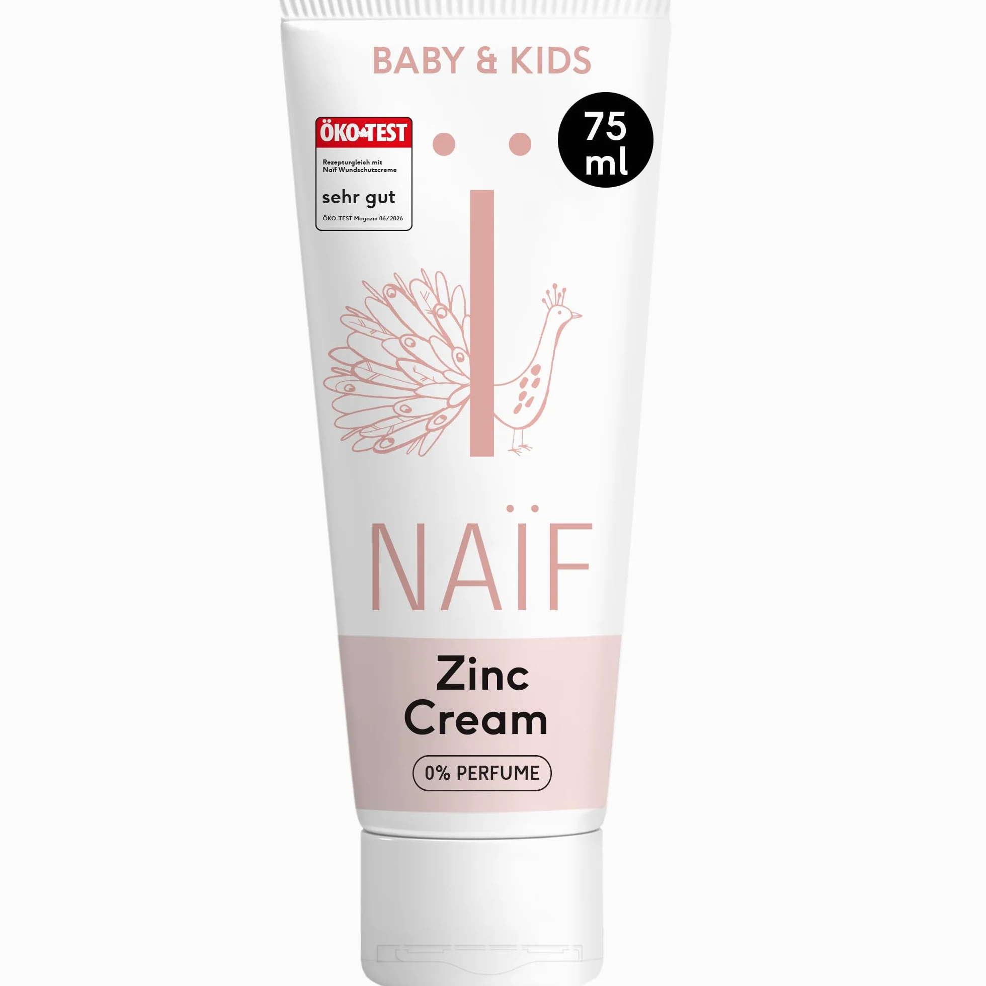 Naïf Krem na pieluchy 75 ml dla niemowląt naturalne składniki