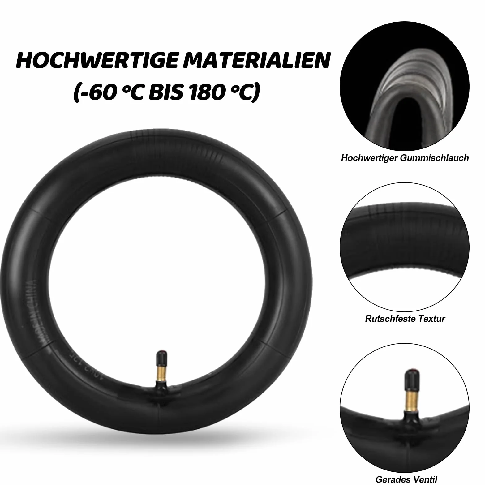 2 sztuki 254x54 mm węże do hulajnogi elektrycznej, węże zapasowe do Xiaomi E Scooter 4/4 Pro, wózka dziecięcego, rowerka dziecięcego i Baby Jogger, 254 mm wzmocniony wężyk do opon, odporny na zużycie