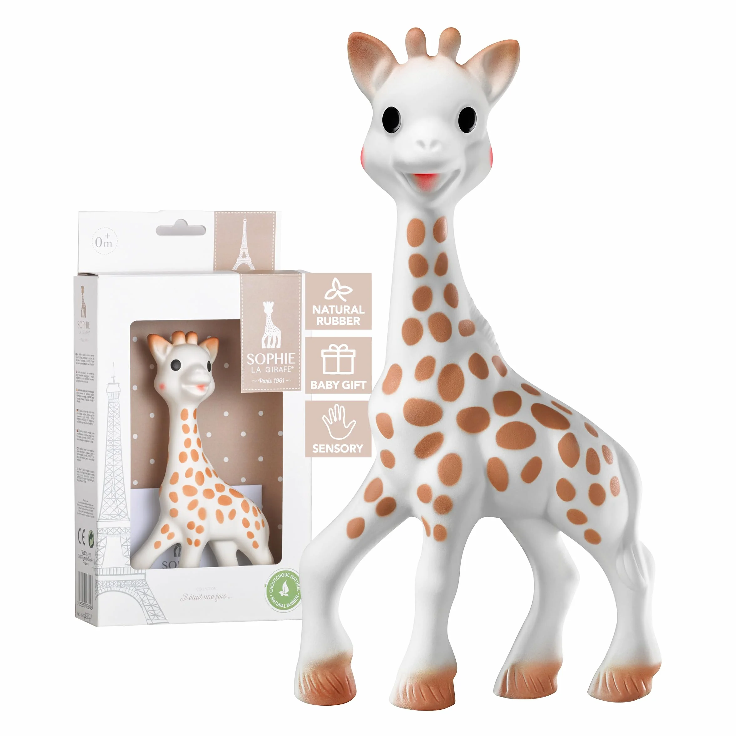 Sophie La Girafe 616400 Gryzak, Szary/Brązowy, 18 x 5 x 9 cm