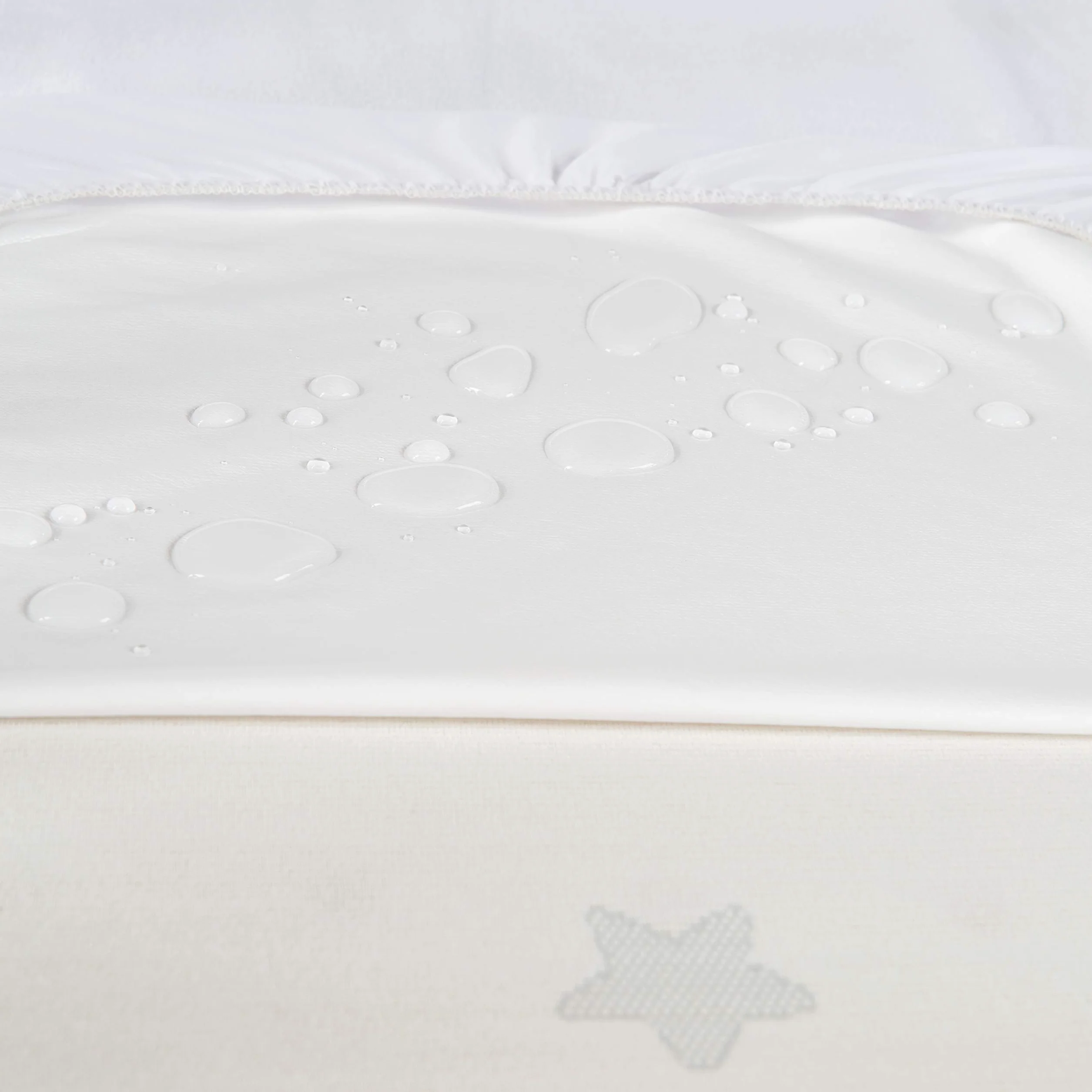 roba Matratzenschoner 40 x 90-45 x 90 cm - Wasserdichte & atmungsaktive Matratzenauflage für Babys/Kinder - safe asleep - GOTS und Oeko-Tex 100 - für Babybetten - Weiß