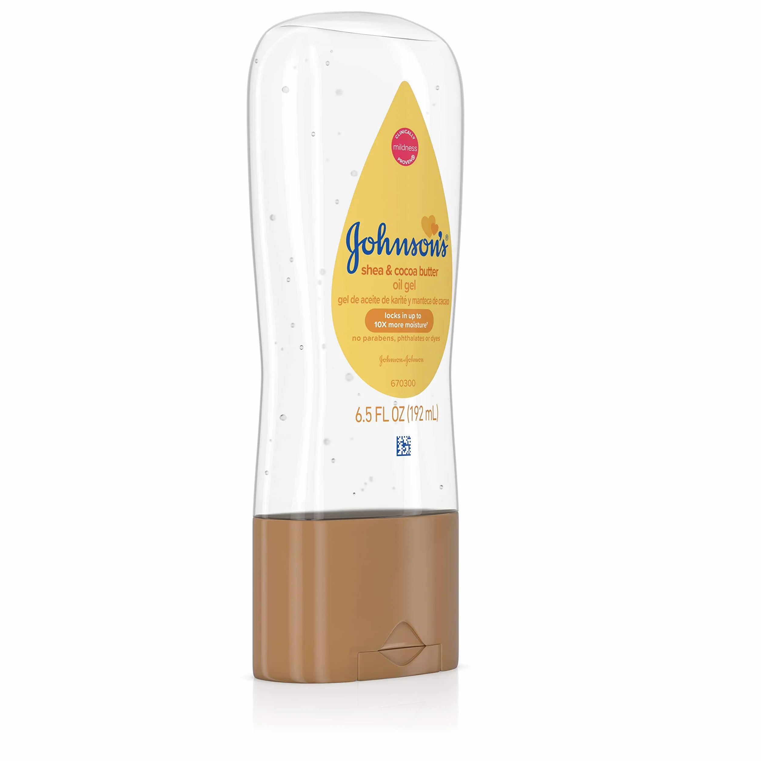 Johnson's Baby Żel olejowy z masłem shea i kakaowym (192 ml)