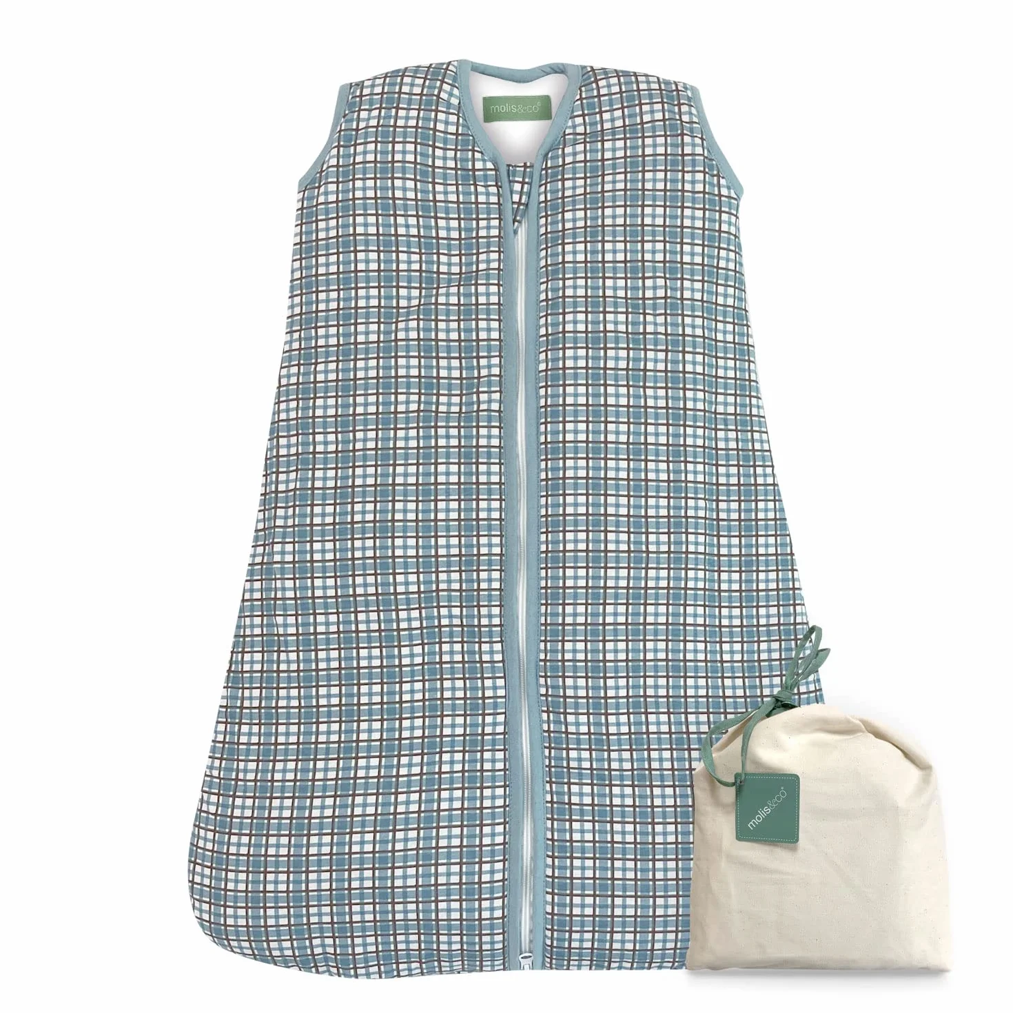 Śpiworek zimowy 2,5 TOG 100% bawełna Oeko-TEX 100 Merlot Check 18-36 miesięcy
