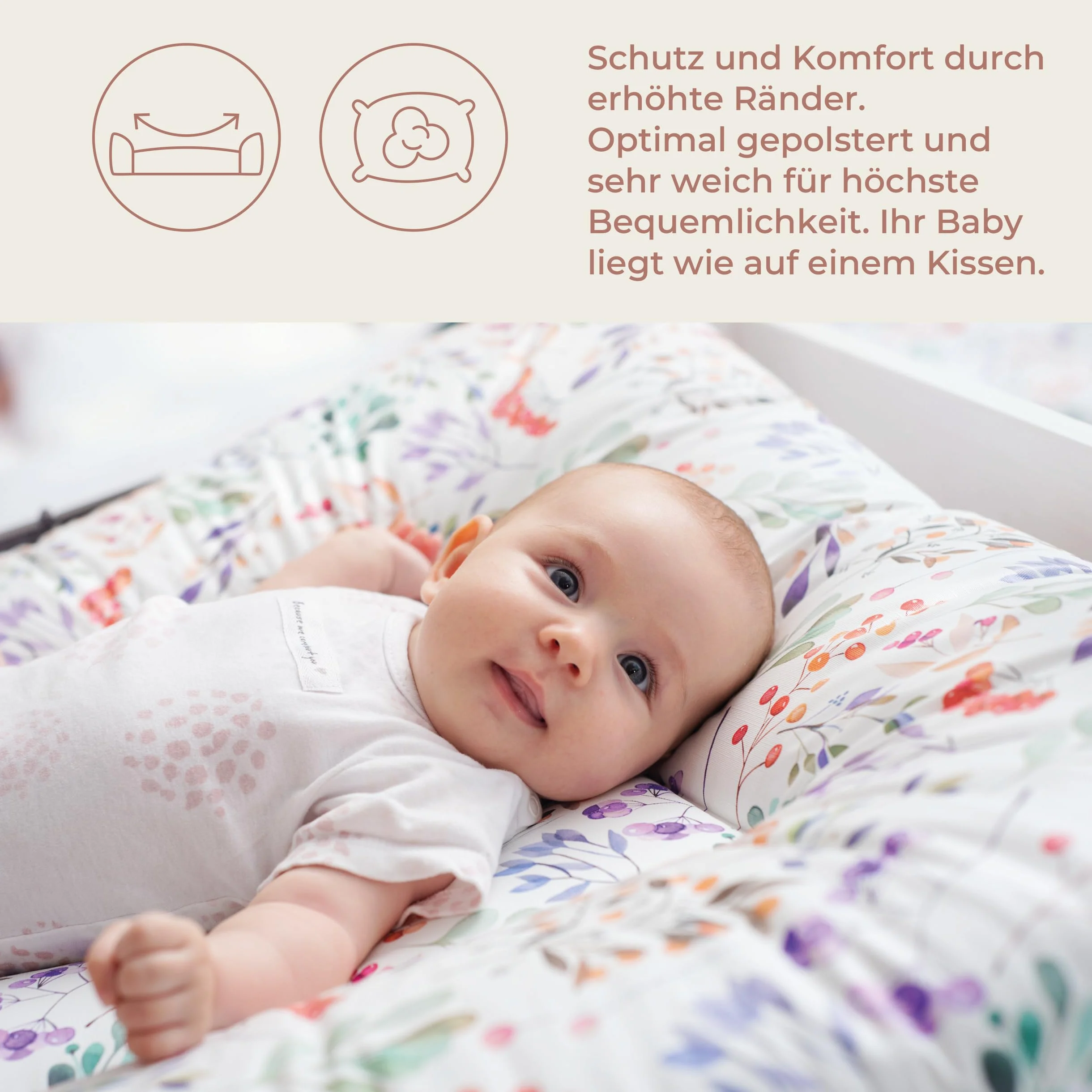 Ceba Baby® miękka przewijanka 50x70 cm podkład do przewijania wodoszczelna zmywalna OEKO-TEX Standard 100