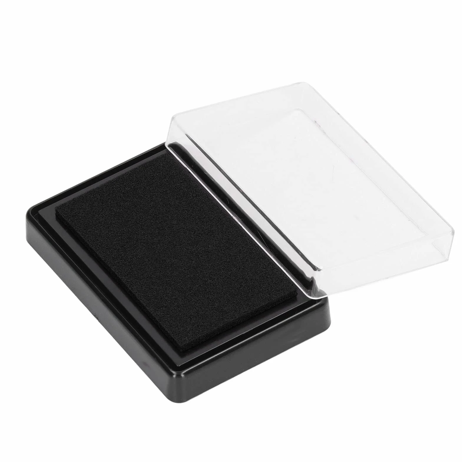 Baby Footprint Ink Pad, Zestaw do Tworzenia śladów Dłoni Wielokrotnego Użytku dla Niemowląt i Zwierząt Domowych(Czarny atrament)