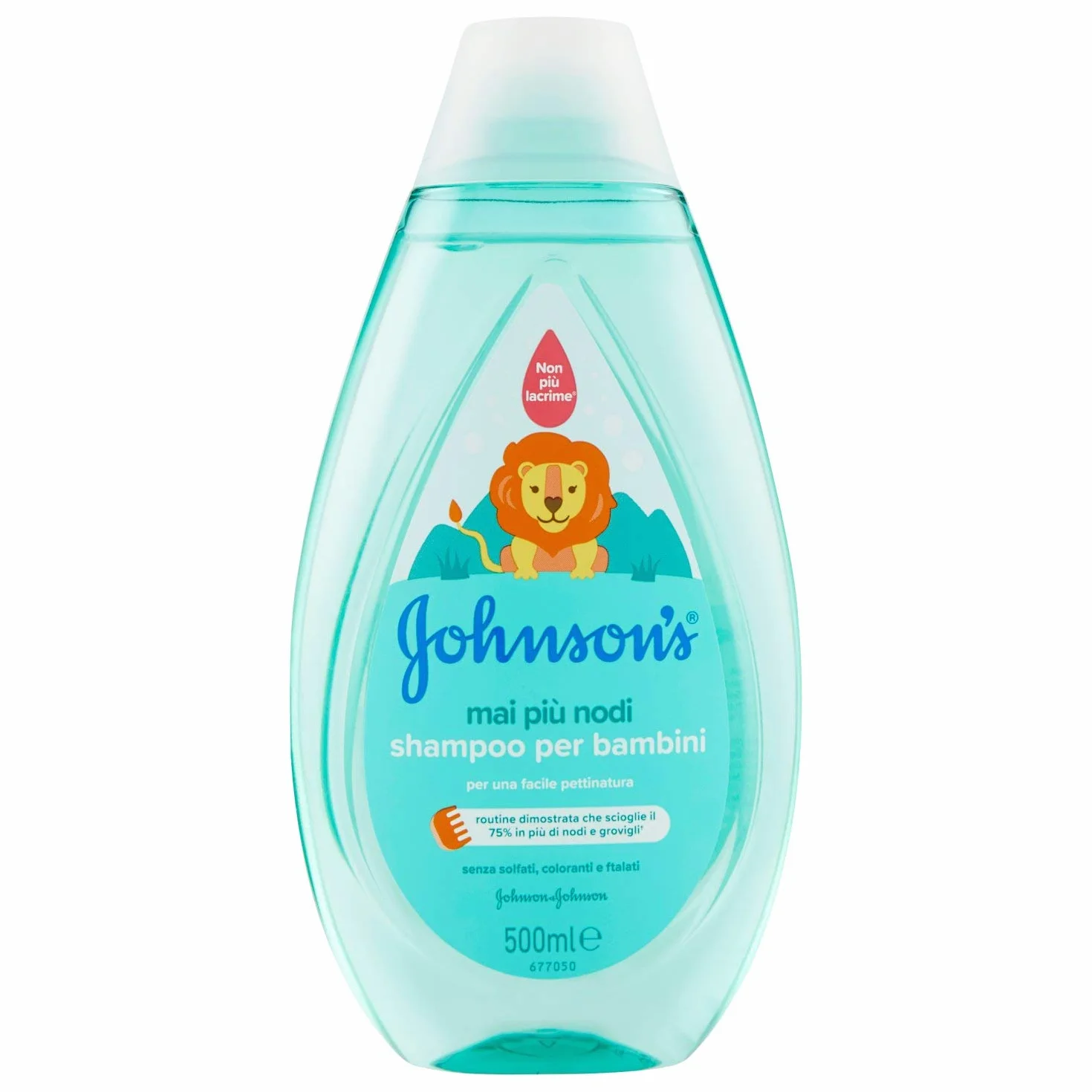 Johnson's Baby Nigdy więcej węzłów Szampon dla dzieci, szampon do rozczesywania i oczyszczania dla niemowląt, szampon dla niemowląt, bez łez, szampon do włosów długich lub kręconych, rozpuszczający