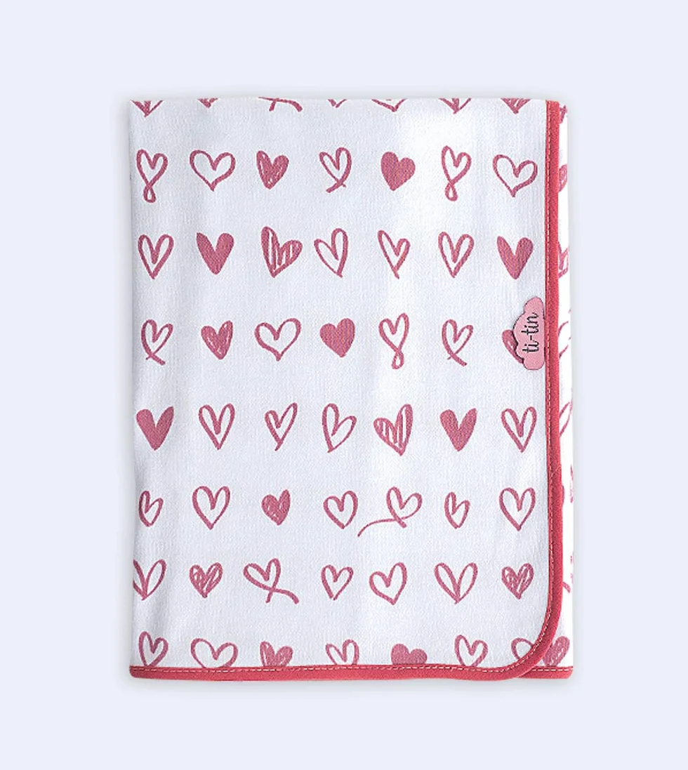 Siatka anioła dla niemowląt 80x80 cm 100% bawełna różowa 180gr/m²