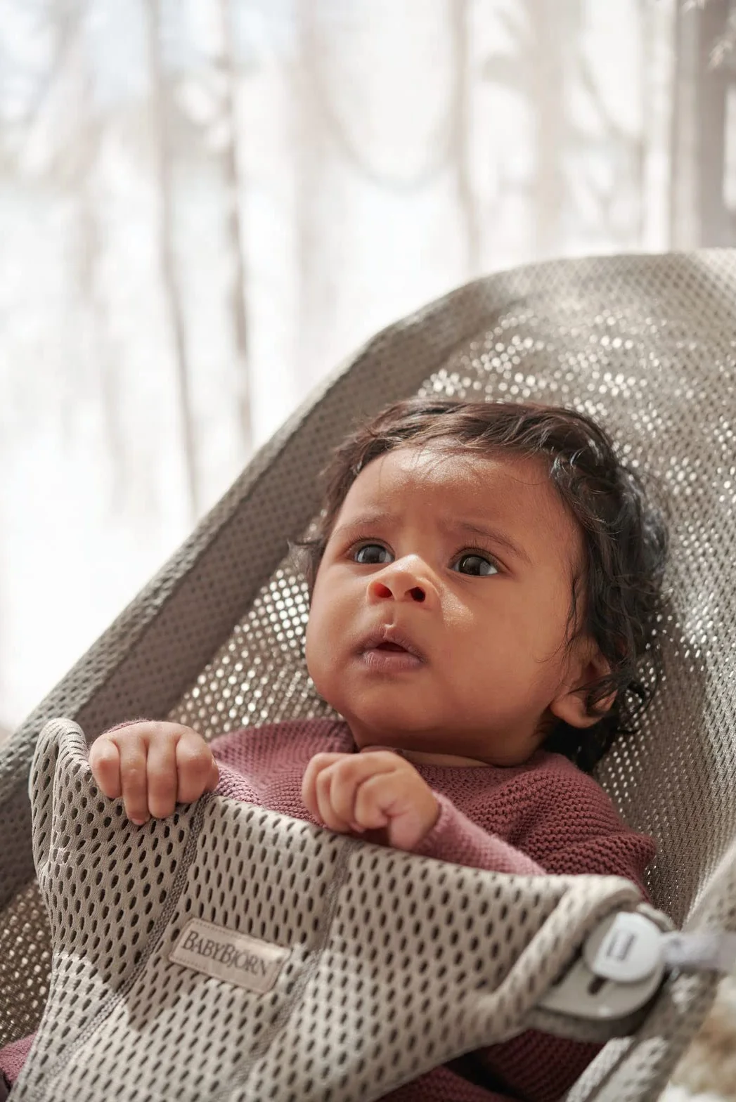 Babybjörn 6102 Kołyska Dziecięca, Grey Beige, 3 kg