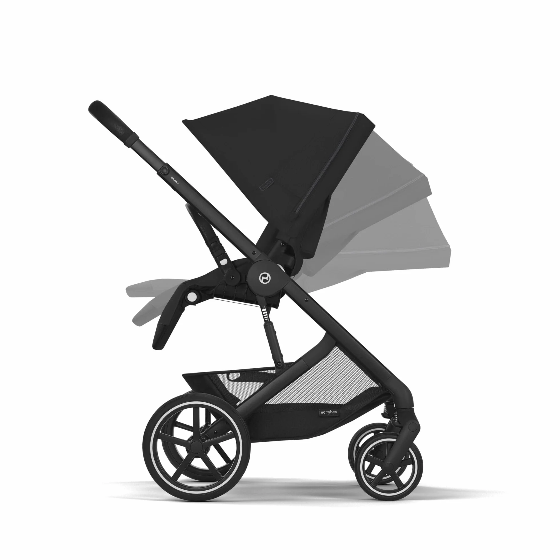 CYBEX Gold Wózek Dziecięcy Balios S Lux Moon Black, Od Urodzenia Do 22 kg