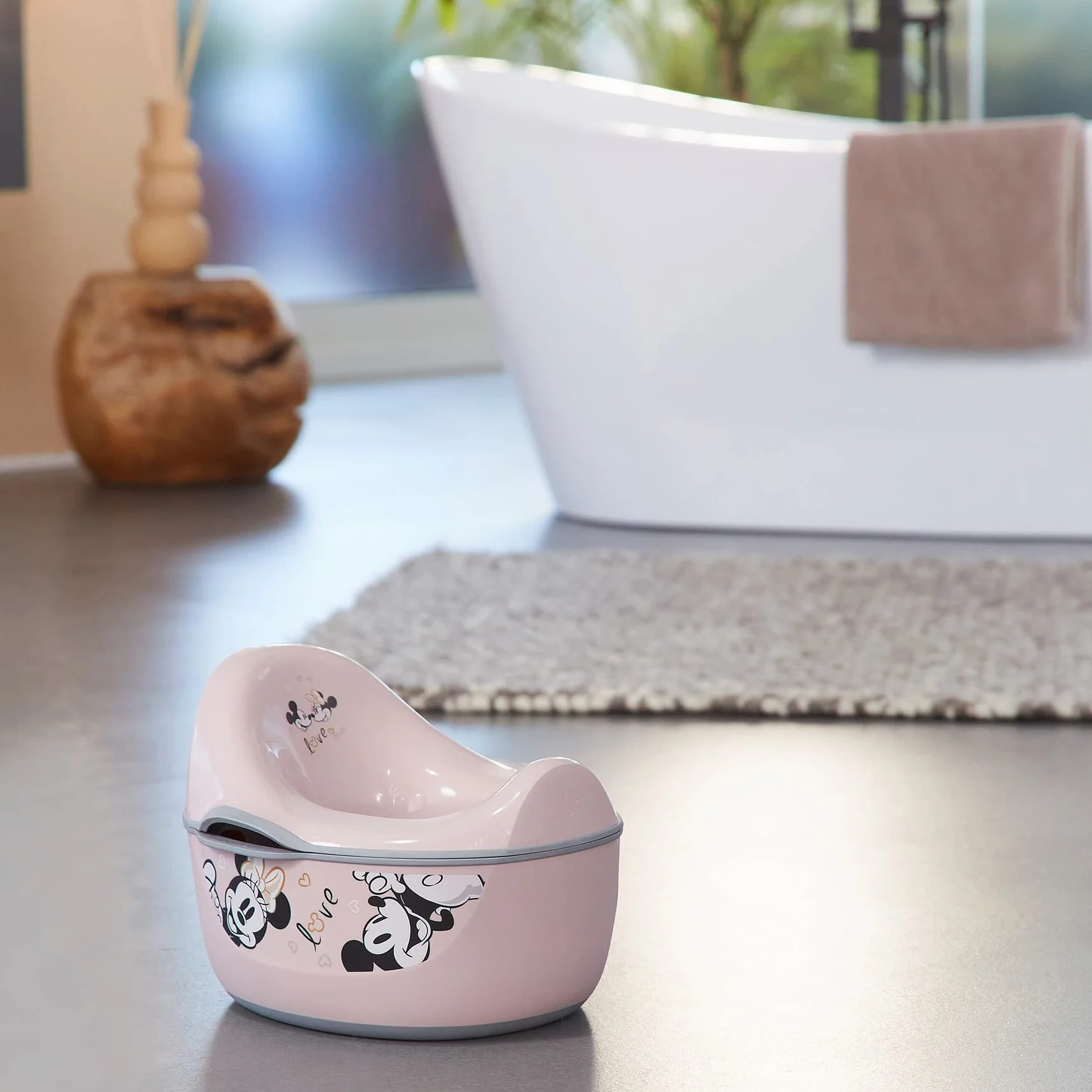 keeeper Minnie Nocnik dziecięcy deluxe 4 w 1, Nocnik + Nakładka sedesowa + Taboret + Dozownik na chusteczki nawilżane, Od ok. 18 miesięcy do ok. 4 lat, Kasimir, Różowy