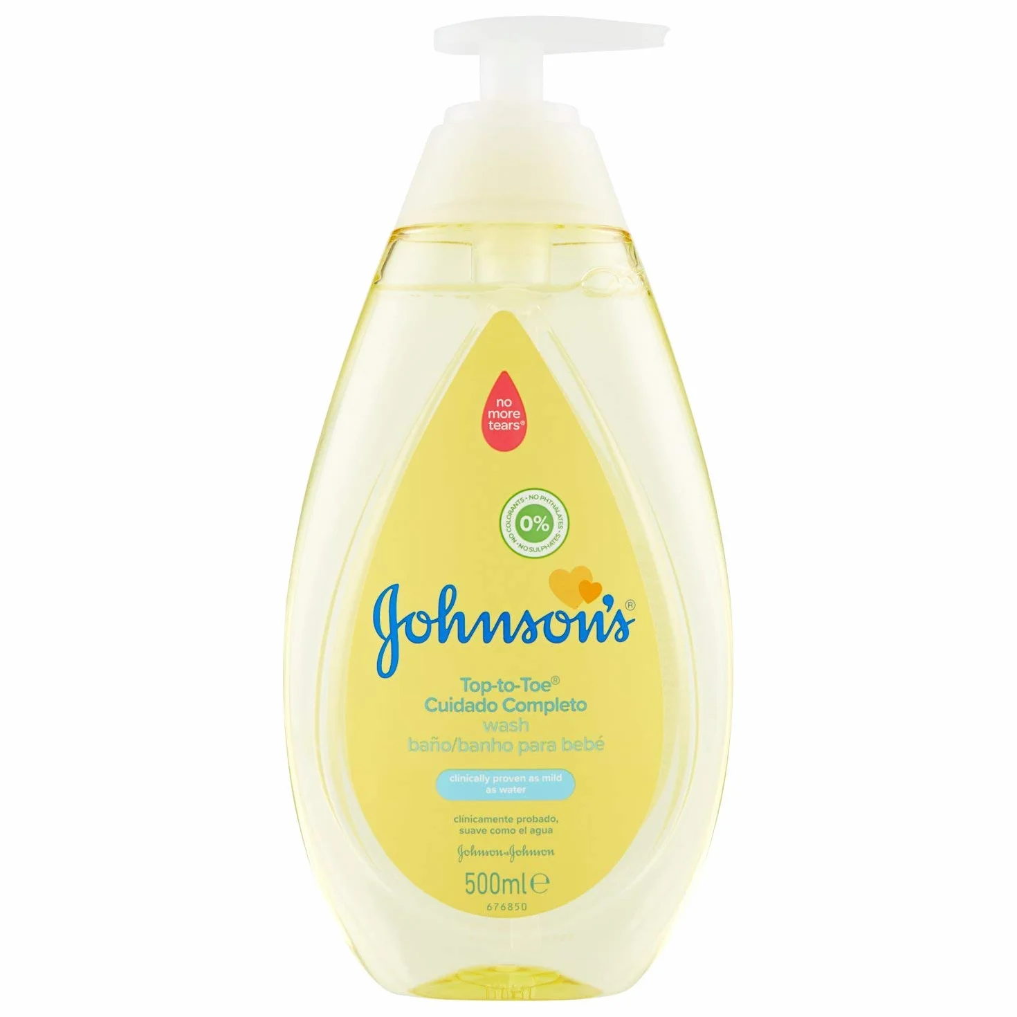 Johnson's Baby żel pod prysznic dla dzieci bez łez, bez mydła, alkoholu i barwników