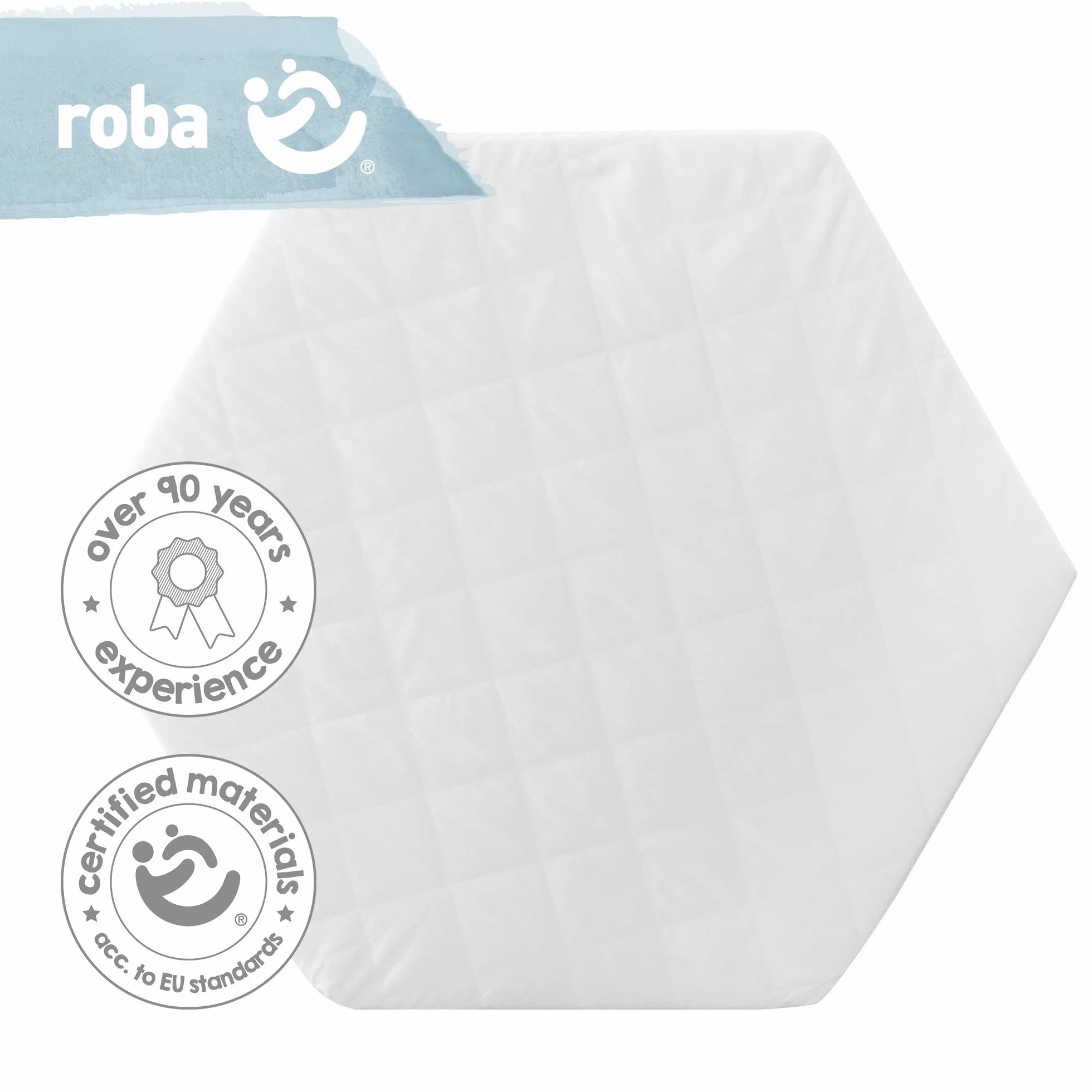 Roba 0307W Materac do Kojca 112x97x4 cm Biały