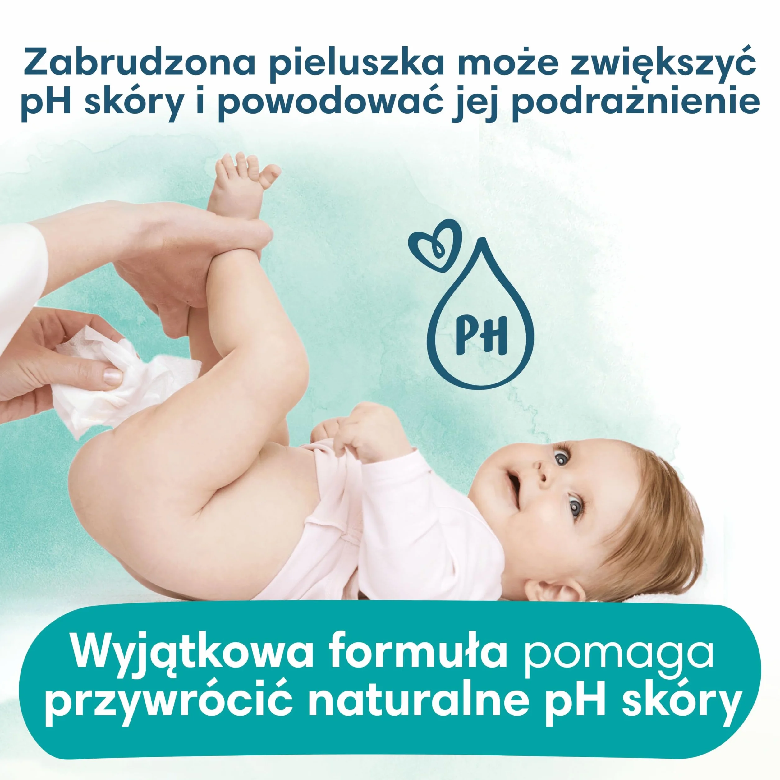 Pampers Harmonie Aqua Chusteczki Nawilżane Dla Niemowląt i Dzieci 576 sztuk (192 sztuk * 3 ), Ochrona Delikatnej Skóry Dziecka, Wykonane w 99% z Czystej Wody
