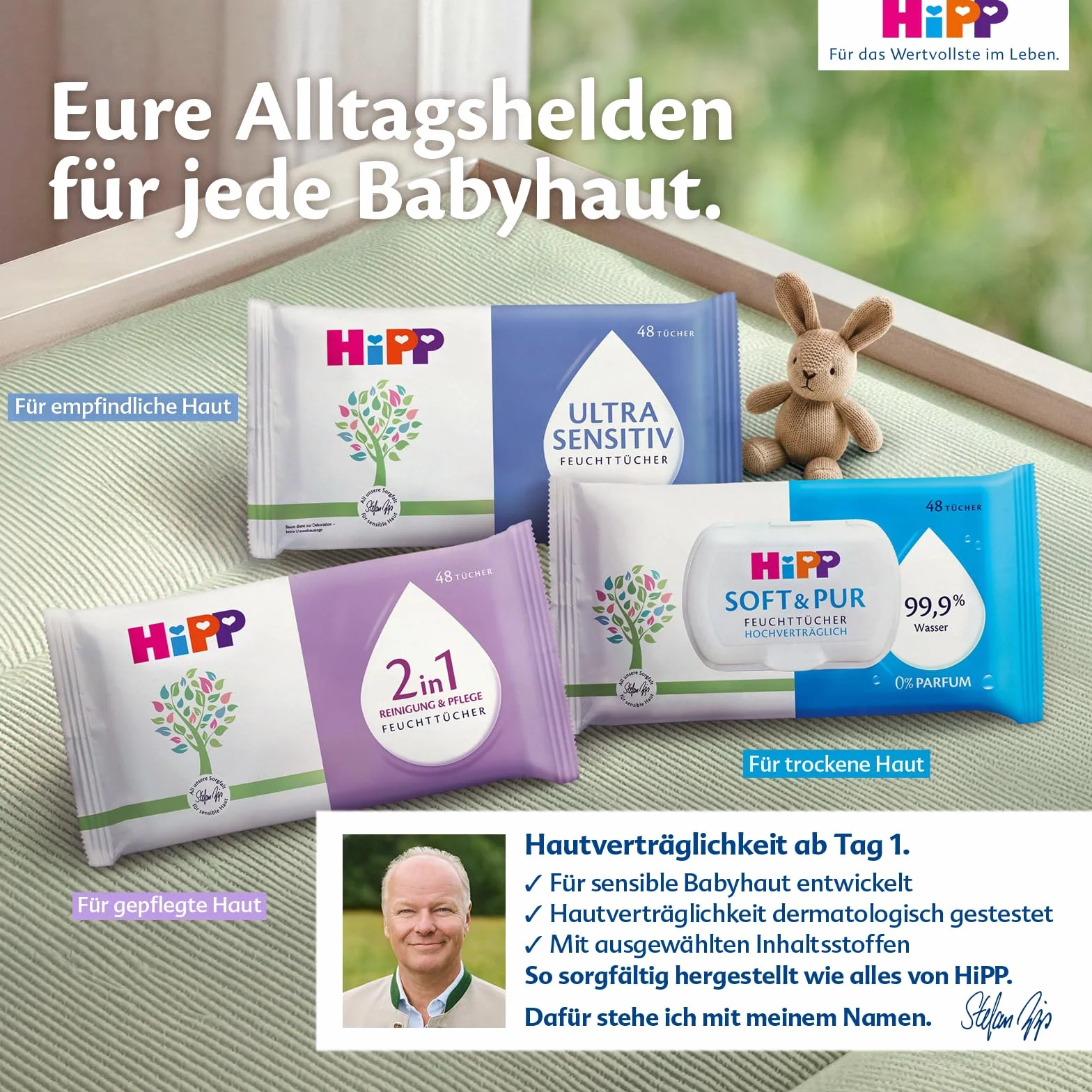 Babysanft chusteczki nawilżane Ultra Sensitiv 5 x 48 sztuk (3 x 5 x 48 sztuk)