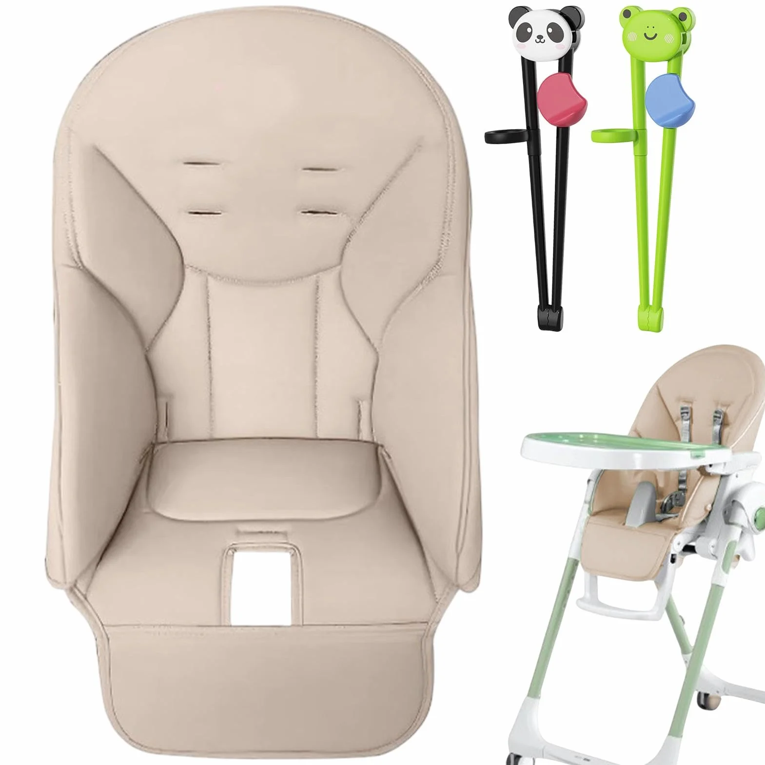 Baby Chair Seat Cover | Kids Dining Chairs Protector | High Chair Soft Padding | Kids High Seat Pad | Comfortable Chair Cushion | Waterproof & Stain-Resistant, for Preventing Messes During Mealtime