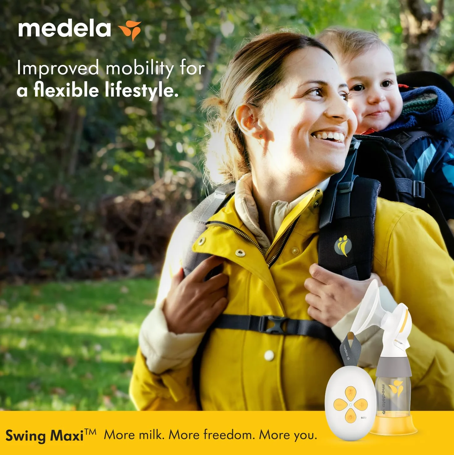 Medela Laktator 24 mm Żółty Biały