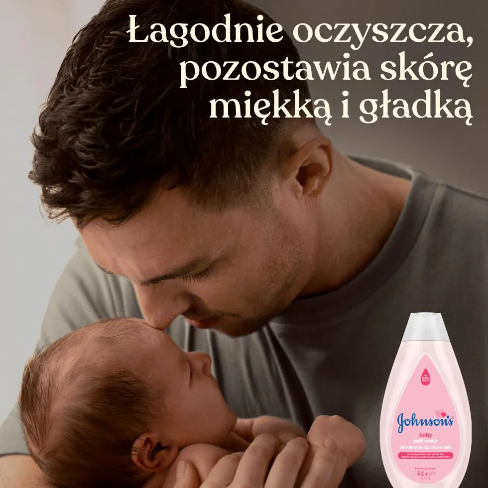 Johnson's Baby Pink delikatny żel do mycia ciała 500 ml Delikatny żel do mycia ciała łagodnie oczyszcza skórę, pozostawia ją miękką i gładką.