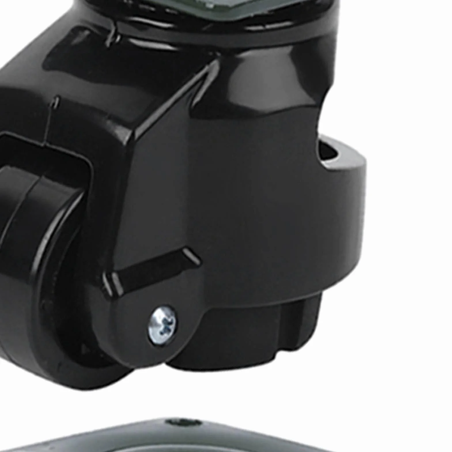 Kółka Meblowe Obrotowe 40 mm Zestaw 4 Sztuk Czarny Obciążenie 50 kg 360° do Mebli Wytrzymałych Wysokiej Jakości Poziomujące i Chowane
