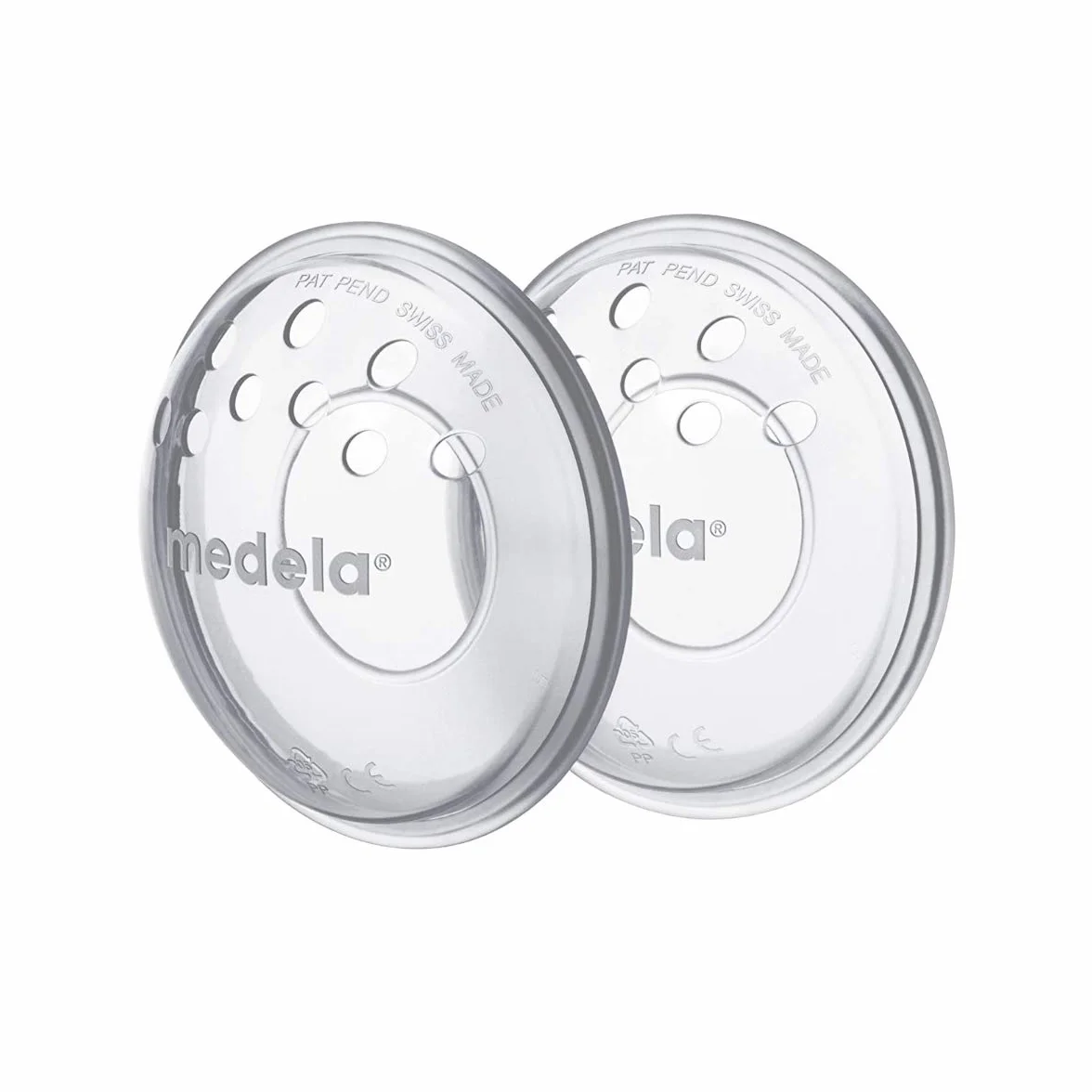 Medela Breast Shells - BPA-Free, Made from Soft Silicone, with Breathable Ventilation Holes, Includes 2 Shells
