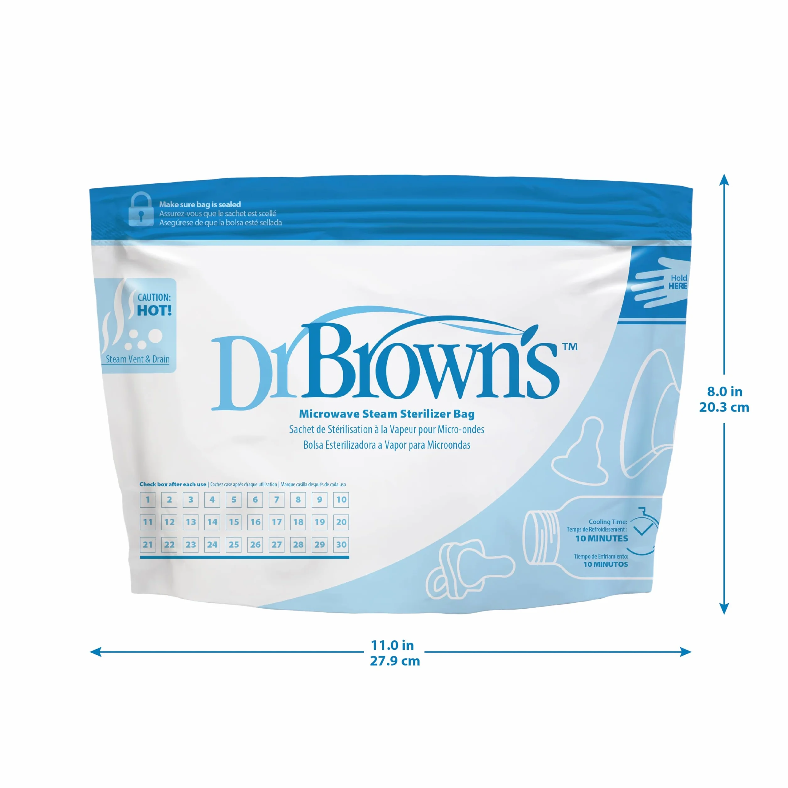Dr. Brown's worki do sterylizatora parowego do mikrofalówki