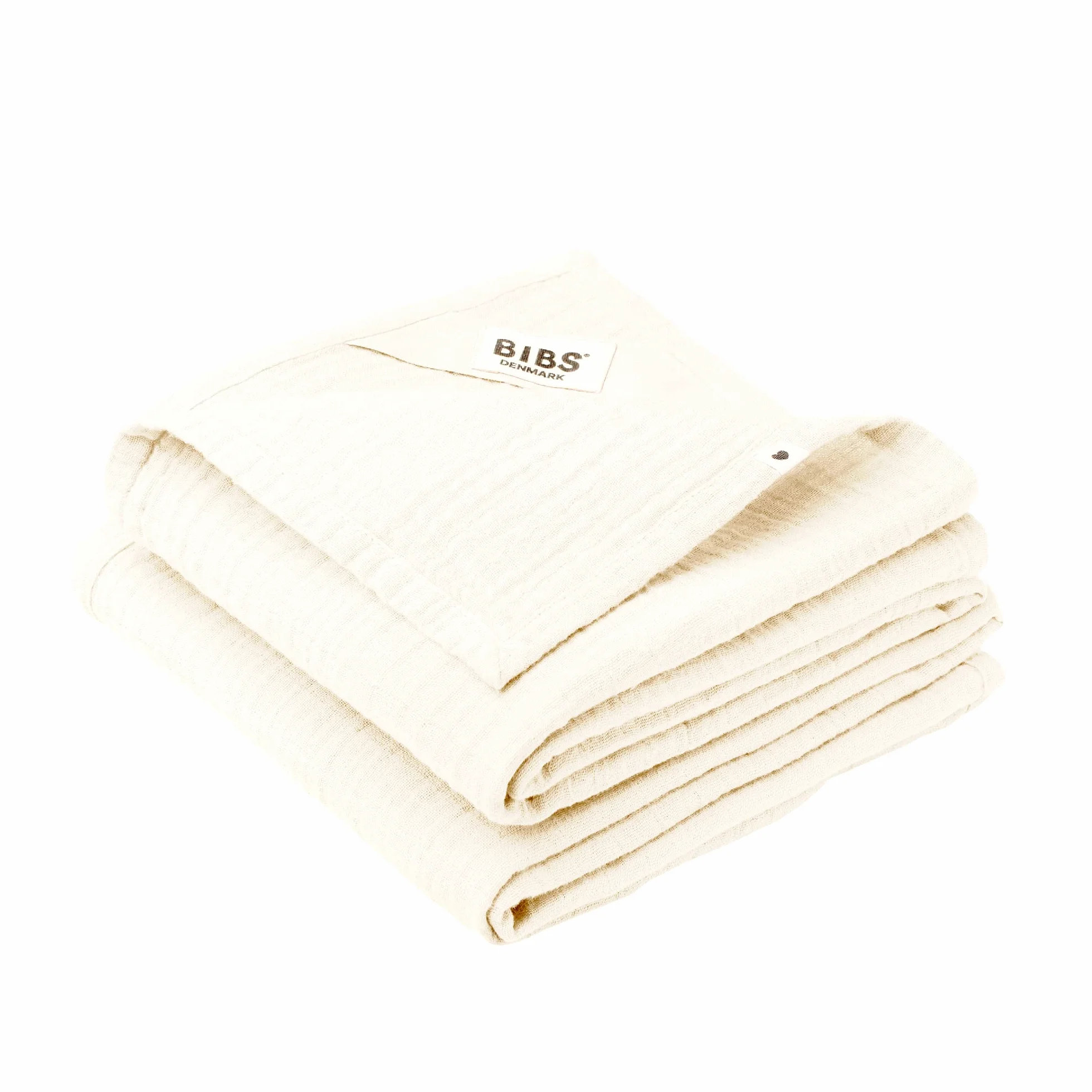 BIBS Muslin Cloth 2-pack 100% bawełna organiczna 70x70 cm Ivory