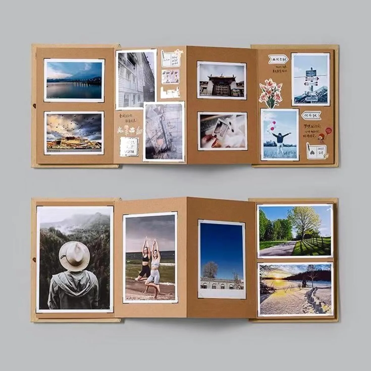 ERBO Album fotograficzny z możliwością personalizacji (17,5 x 11,5 cm), mały album na zdjęcia, album na zdjęcia, mały album na zdjęcia lub prezent urodzinowy