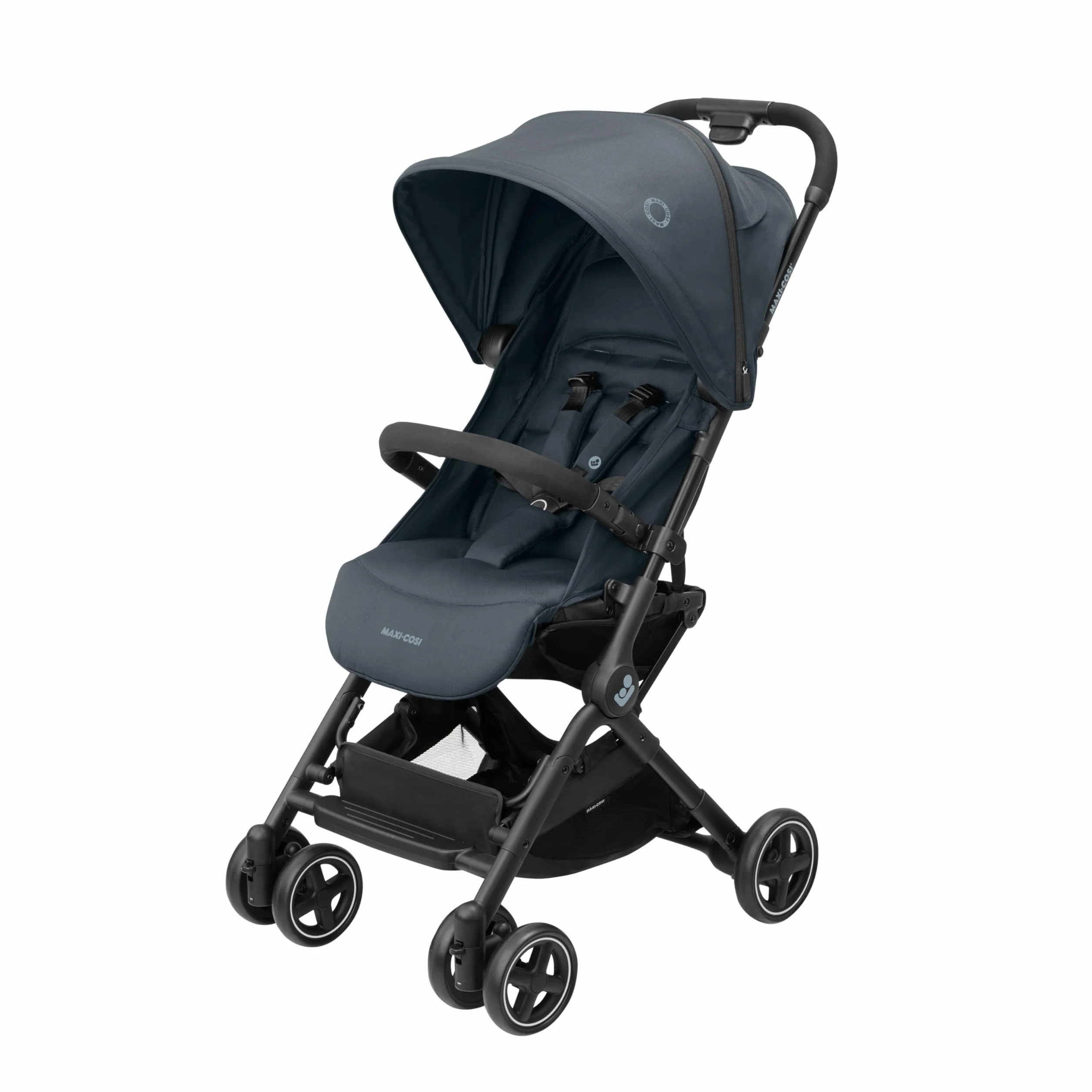 Maxi-Cosi Lara2 Wózek dziecięcy, 0–4 lata, 0–22 kg, Wózek spacerowy, Lekki wózek, 3 pozycje, Pozycja płaska, Automatyczne składanie, Pasek na ramię, Essential Graphite
