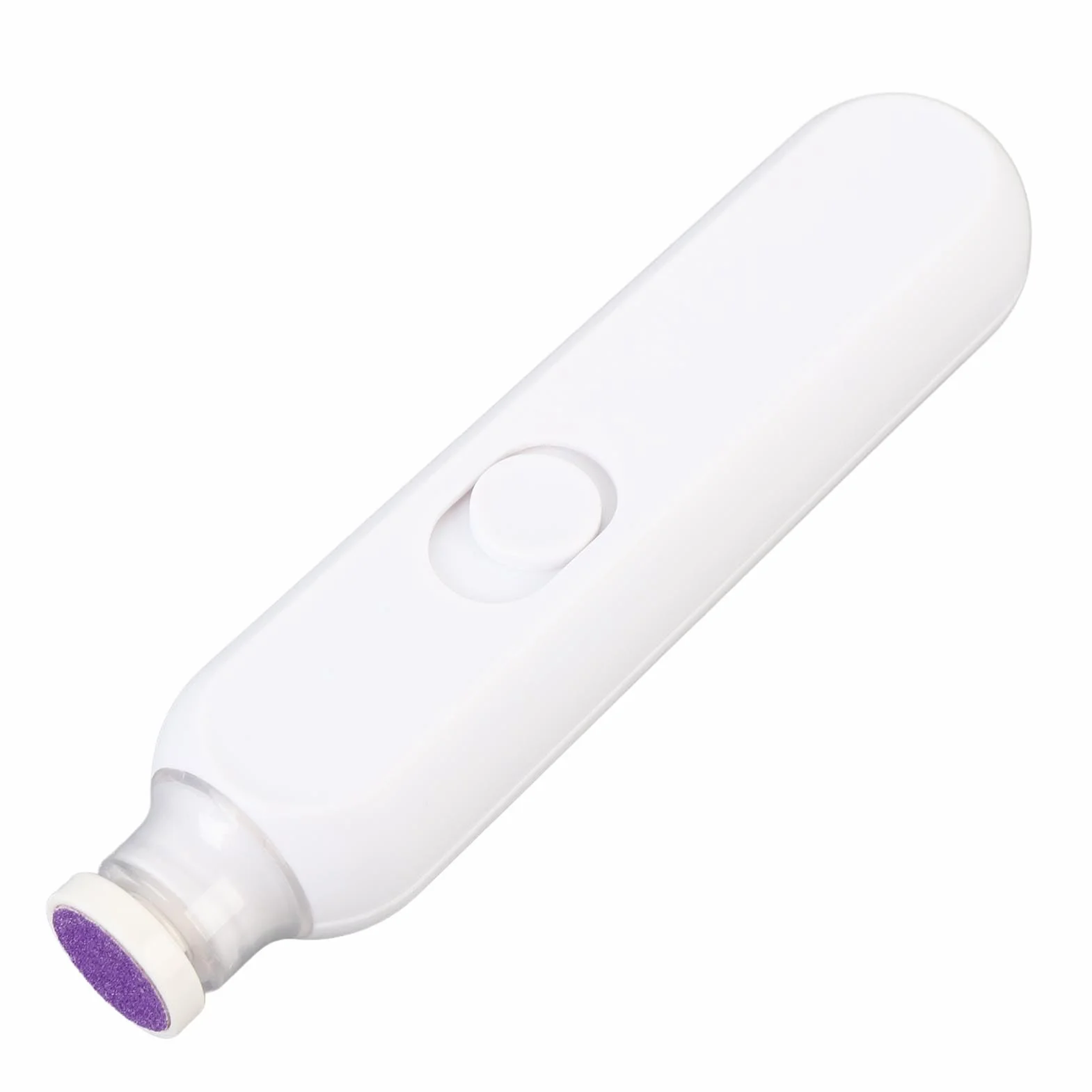 Elektryczny Trymer do Paznokci dla Dzieci z Lampką Nocną, Pilnik Delikatny (WHITE)