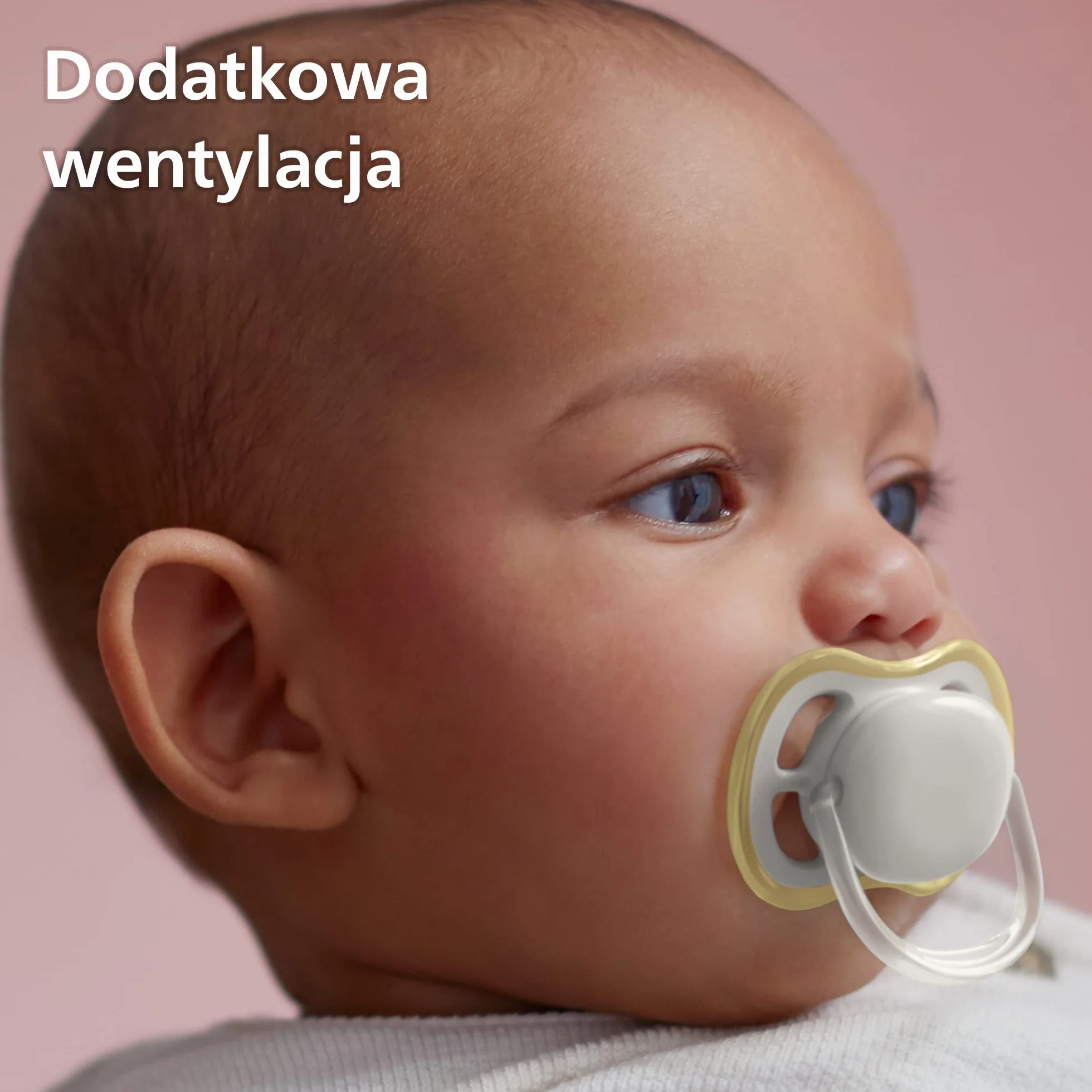 Philips Avent Smoczek Ultra Air, 2 szt. — smoczek bez bisfenolu A dla dzieci w wieku 0–6 miesięcy (model SCF085/15)
