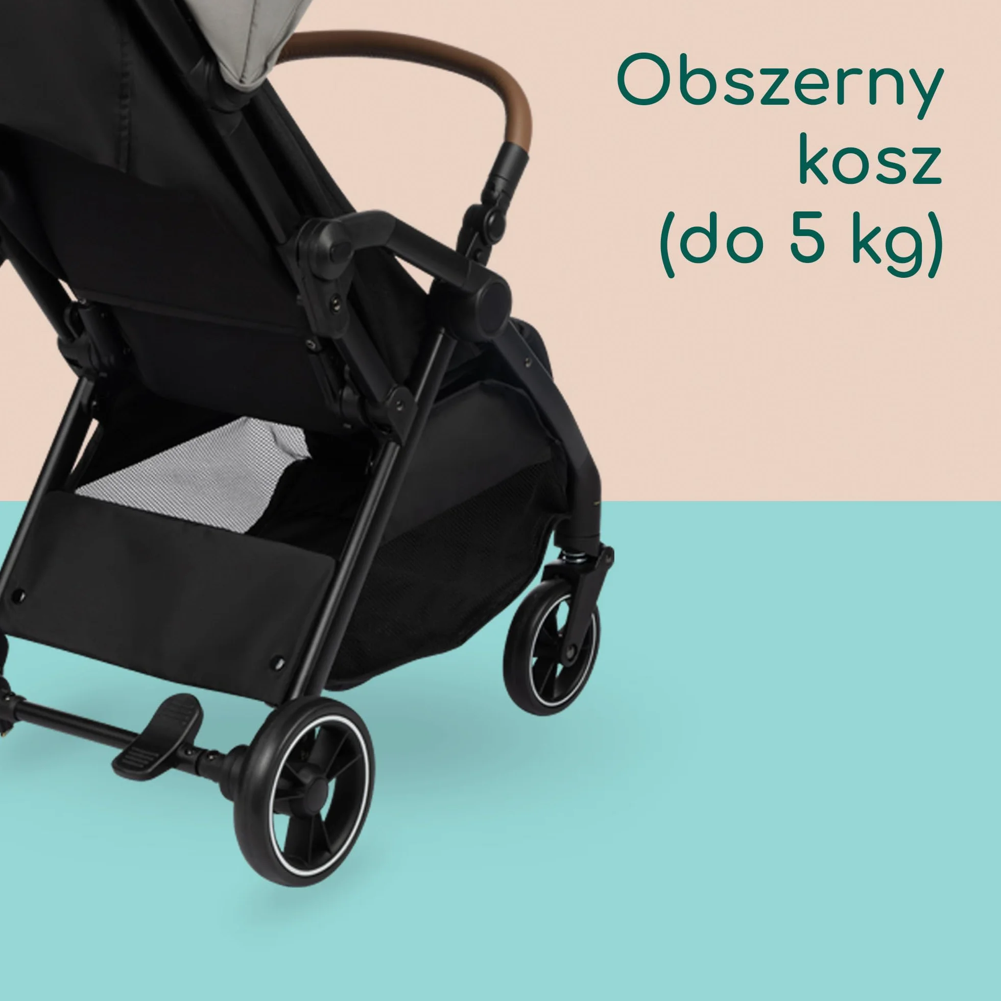 Bebeconfort Sunlite, wózek dziecięcy, 0 – 4 lata (do 22 kg), lekki wózek (7,2 kg), ułożenie na płasko, wózek kompaktowy, rozkładanie jedną ręką, obszerny kosz (5 kg), Tinted Grey