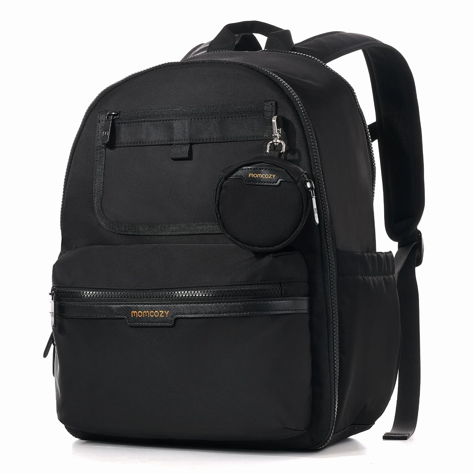 momcozy Plecak do przewijania dla niemowląt - nylon premium, lekki i elegancki, duże kieszenie do przechowywania, ergonomiczny dla łatwego wyjścia - mata do przewijania, paski do wózka, etui na