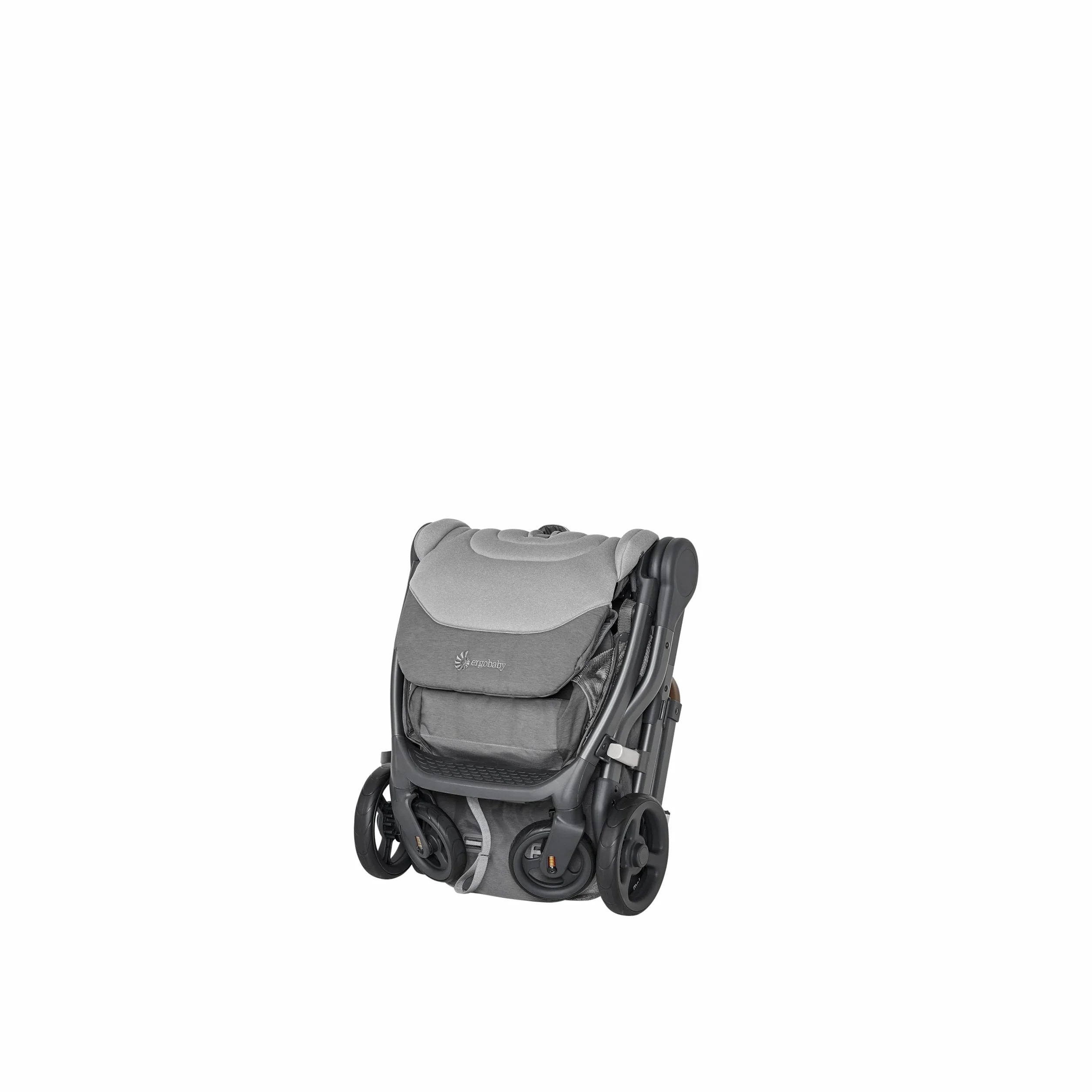 Ergobaby Metro+ Deluxe wózek dziecięcy z funkcją leżenia, wózek dziecięcy premium od urodzenia do 22 kg, składany i kompatybilny z fotelem samochodowym, kierownica z regulacją wysokości, London Grey
