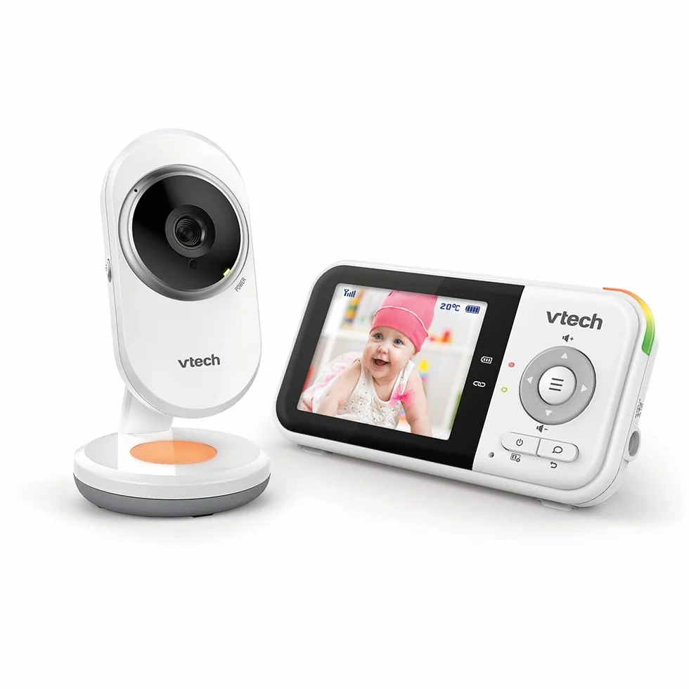 VTech BM3254 Monitor dziecka z kamerą 2,8" ekran LCD kolorowe światło nocne dwukierunkowy rozmowę biały