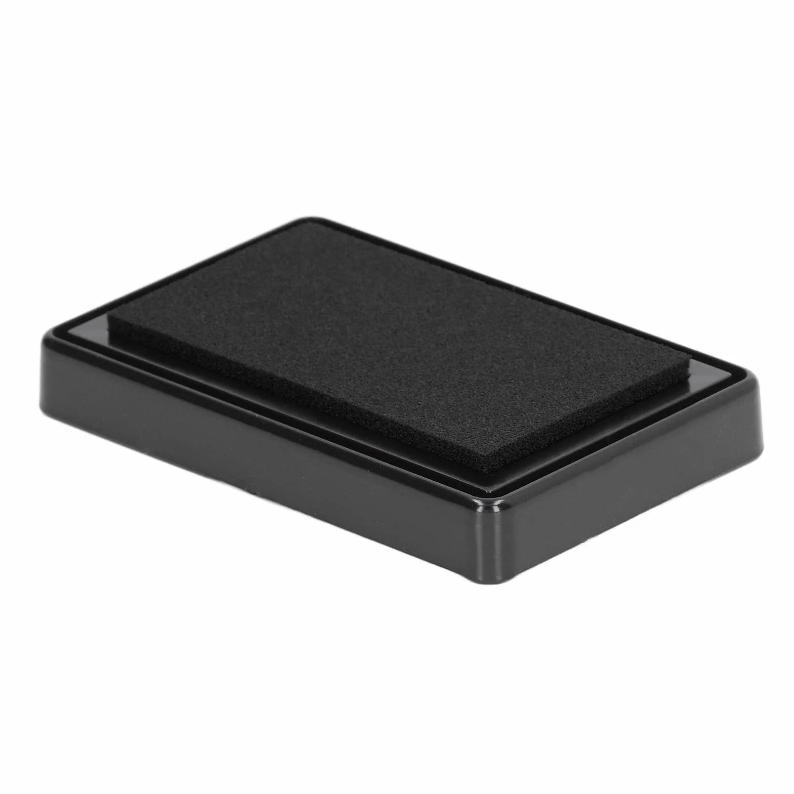 Baby Footprint Ink Pad, Zestaw do Tworzenia śladów Dłoni Wielokrotnego Użytku dla Niemowląt i Zwierząt Domowych(Czarny atrament)