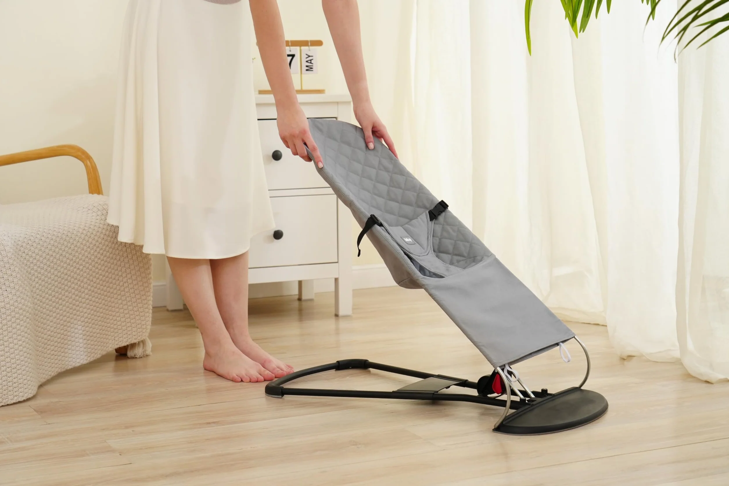 Pokrowiec na leżak dla niemowląt. Pokrowiec na leżak belltop kompatybilny z BabyBjörn Balance Soft i Bliss. Ergonomiczny pokrowiec na hamak: hipoalergiczny