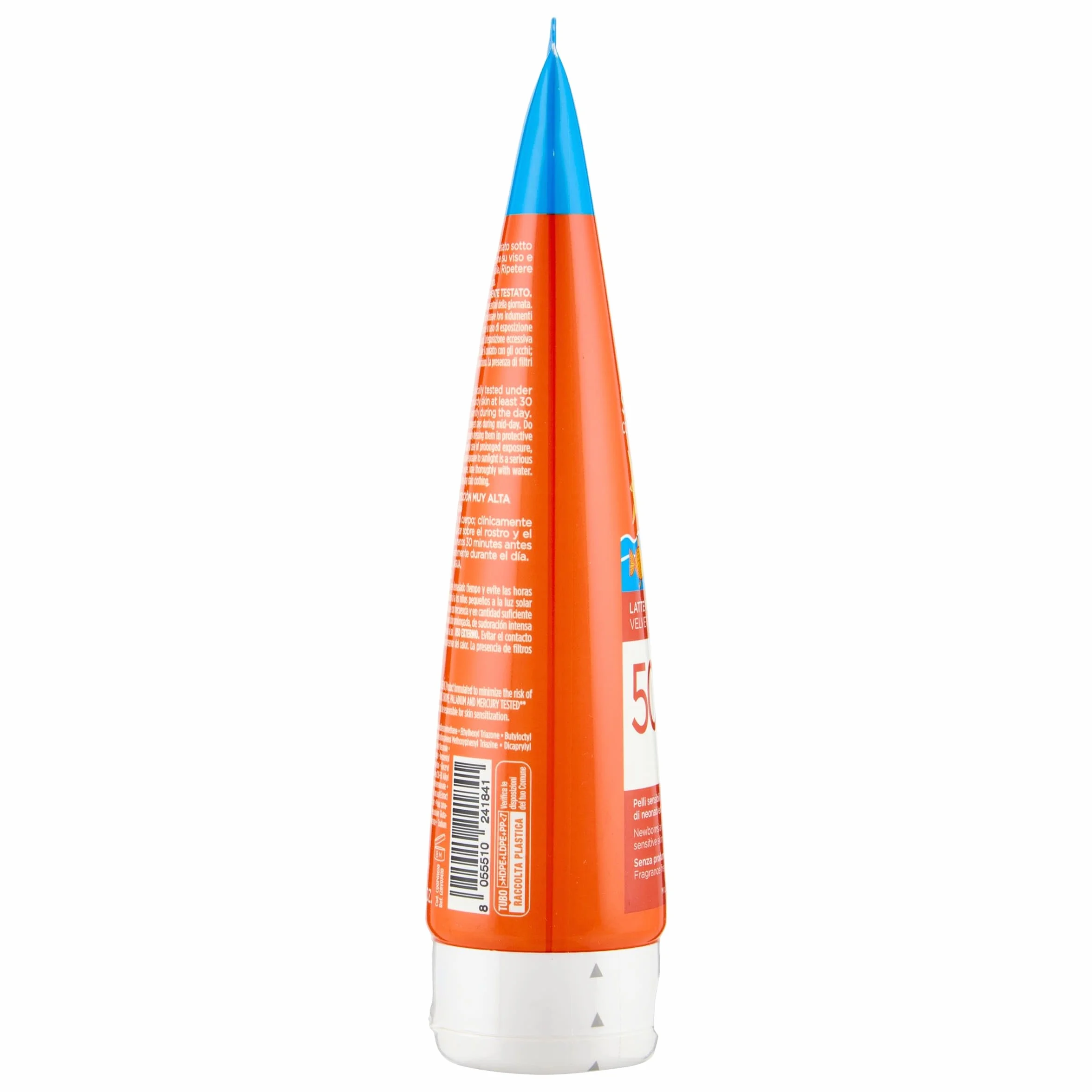 Rilastil Sun System Baby Latte aksamit z filtrem przeciwsłonecznym SPF50+ 250 ml