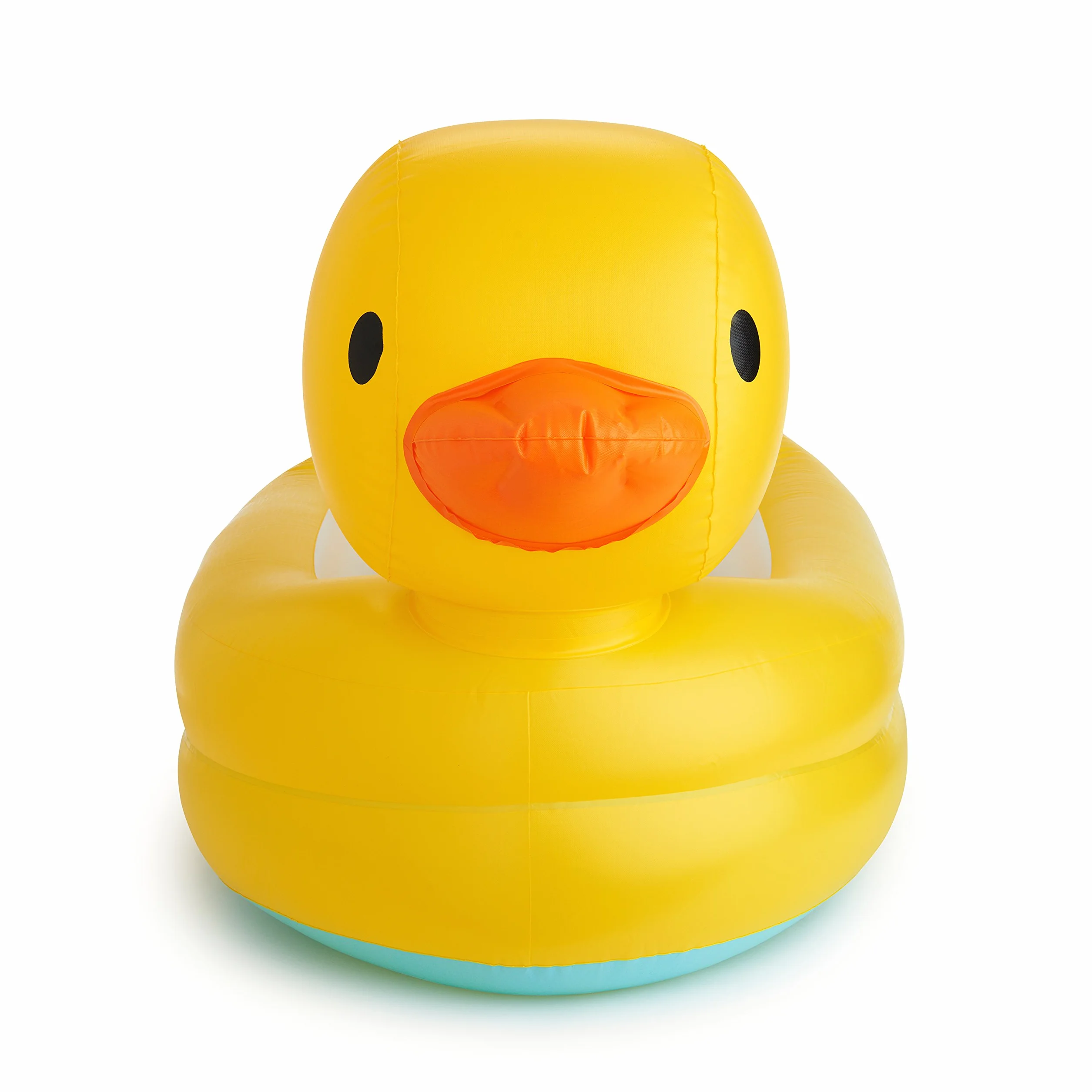Munchkin White Hot Inflatable Baby Bath Duck Tub, suitable for alternative to larger paddling pools for small children, babies or toddlers. Ideal Baby Bath for traveling or for use at home.