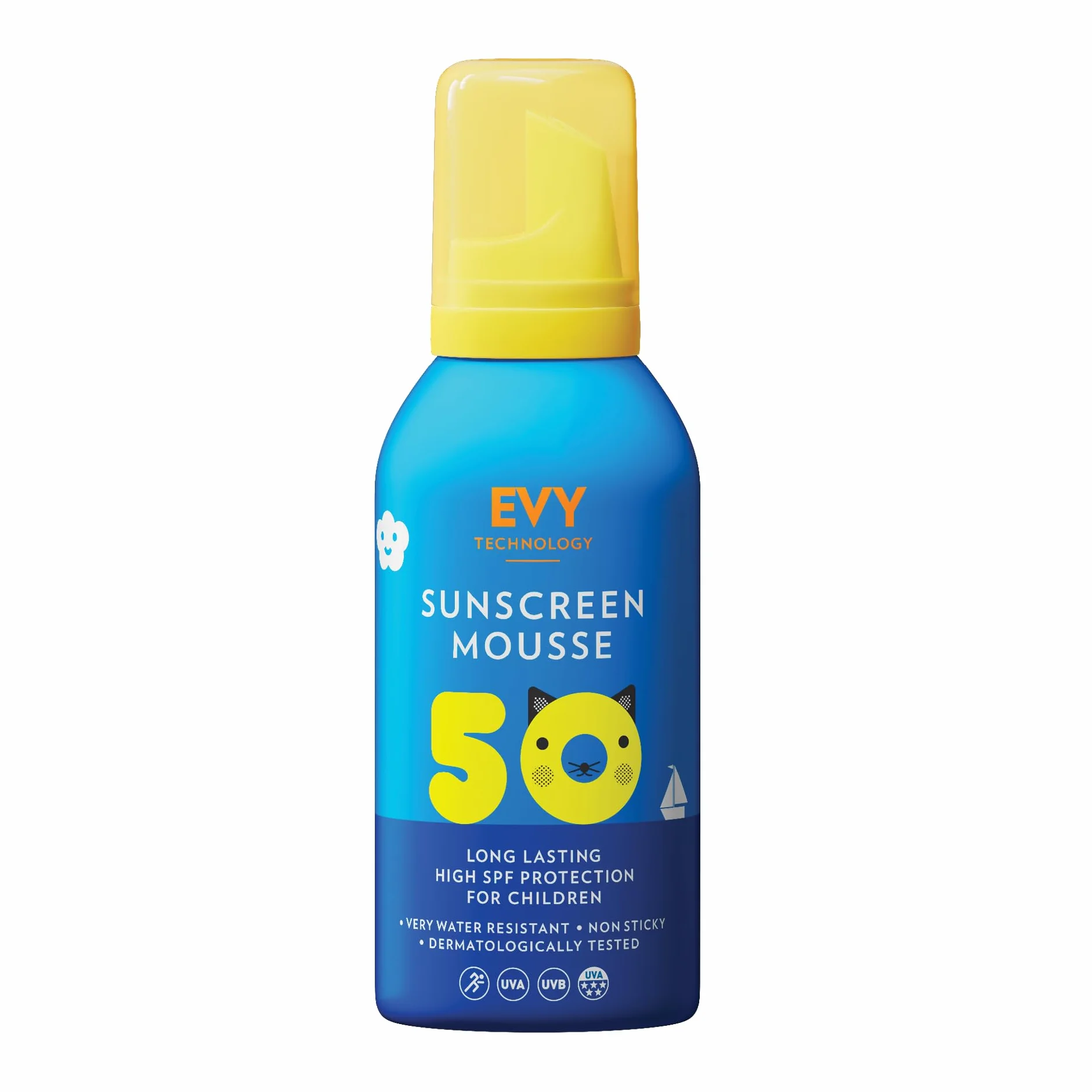 EVY Mousse do opalania SPF50 dla niemowląt i dzieci wodoodporny