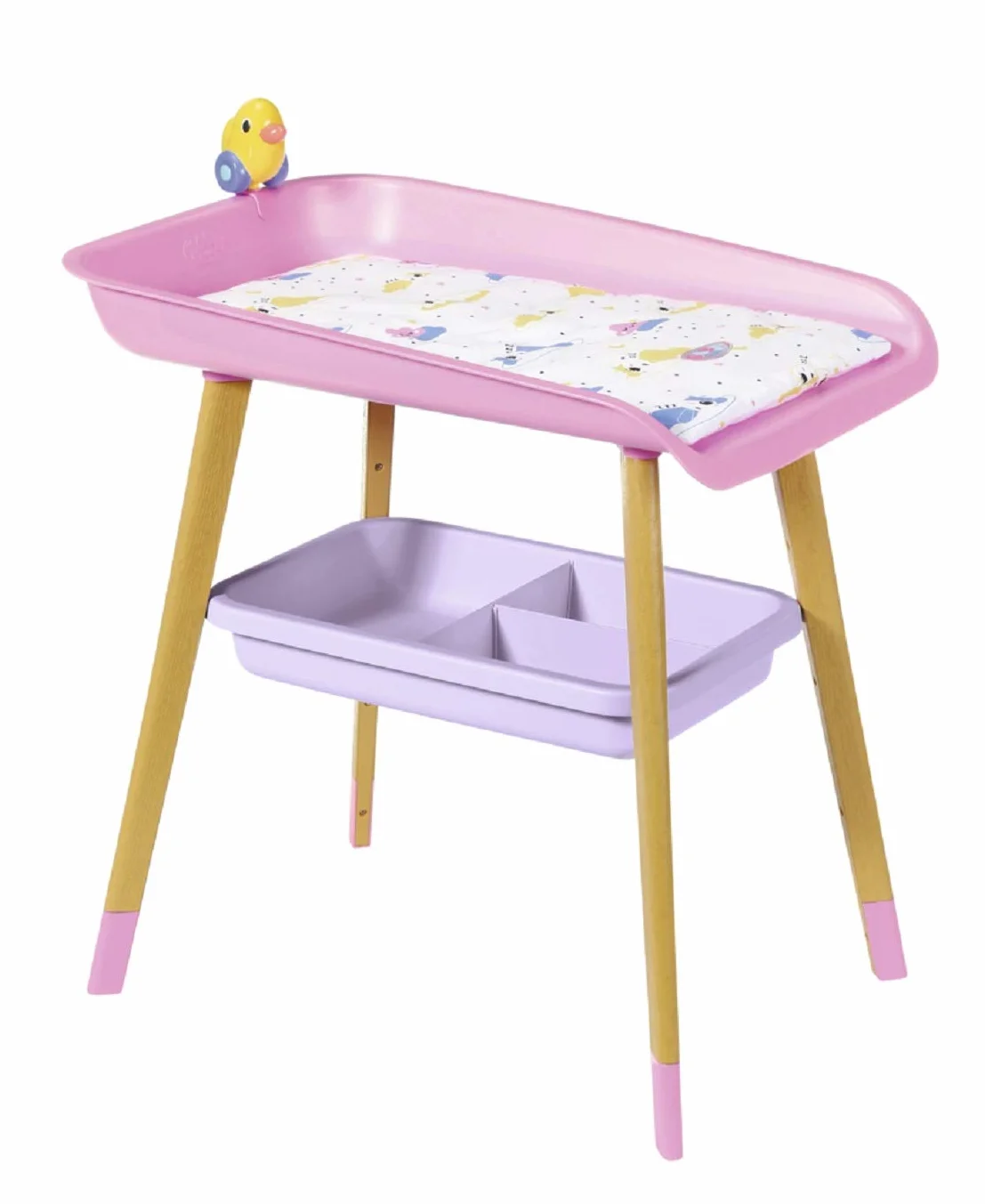 Baby Born Changing Table - For Toddlers 3 Years & Up - Easy for Small Hands - Table With Removable Towel Holder