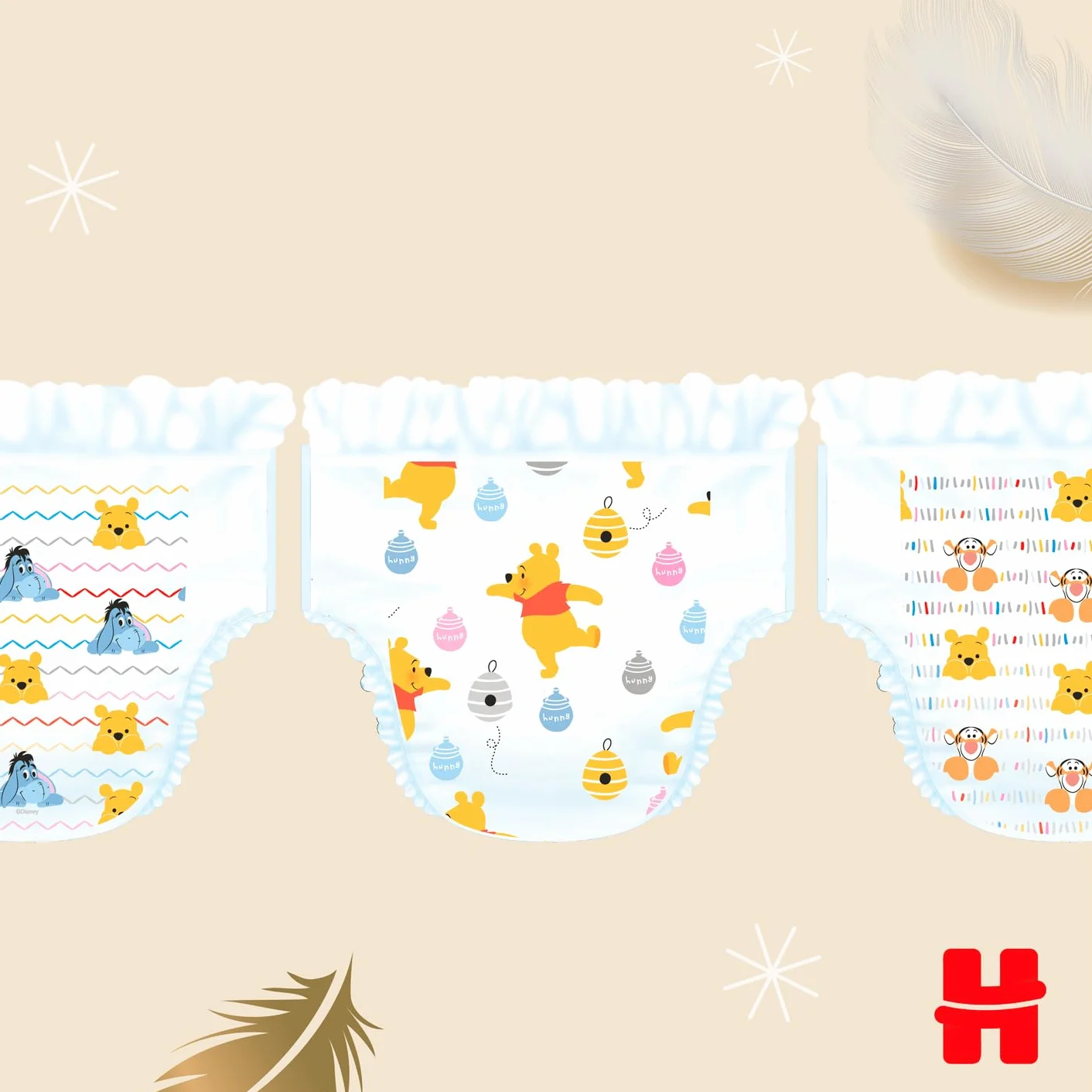 Huggies Extra Care Pieluchy rozmiar 3, (6-10 kg) 144 szt.