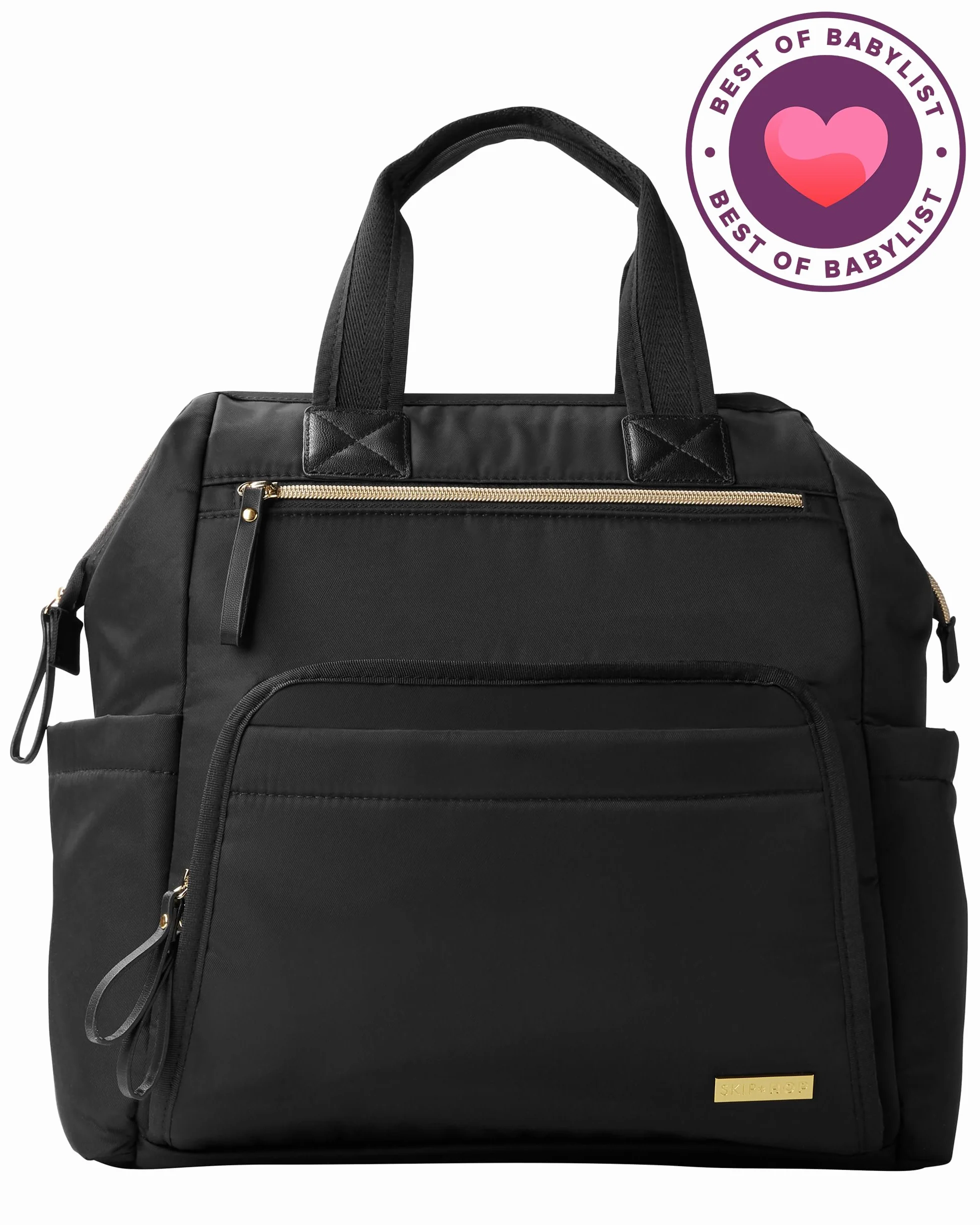 Skip Hop 200150 Main Frame Wide Open Backpack, Black