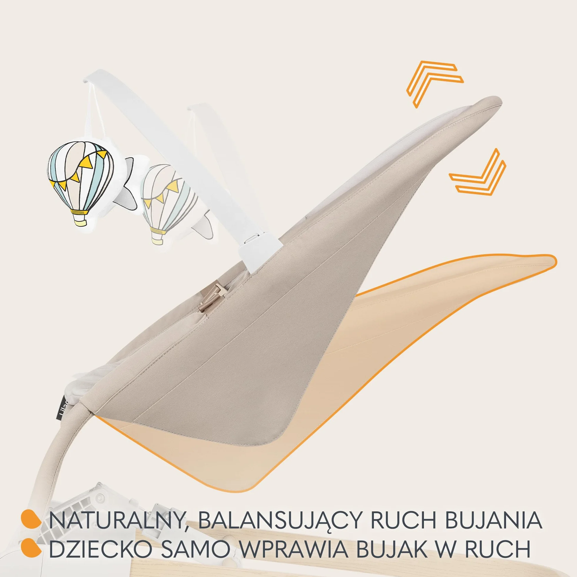 LIONELO LILAC Bujaczek i Leżaczek dla Niemowląt do 9 kg 0-6 miesięcy, Bujak 2 w 1 dla Dzieci, 2 Zabawki, Regulacja Pochylenia, 3 Punktowe Pasy Lekki 3,2 kg Składany na Płasko