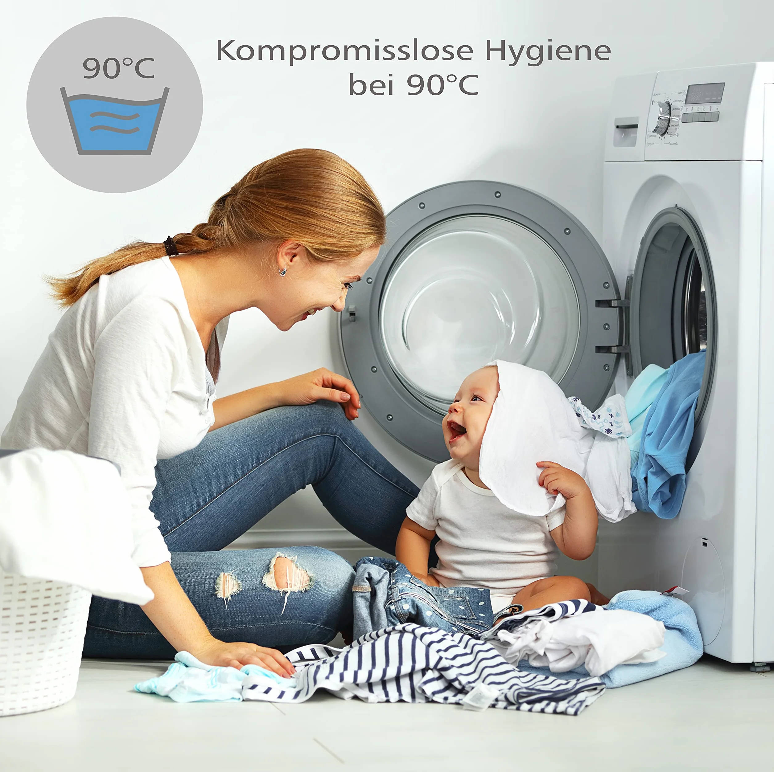 Prześcieradło z gumką Wodoszczelne 89 x 50 cm Babybay Maxi Midi Boxspring Comfort Comfort Plus